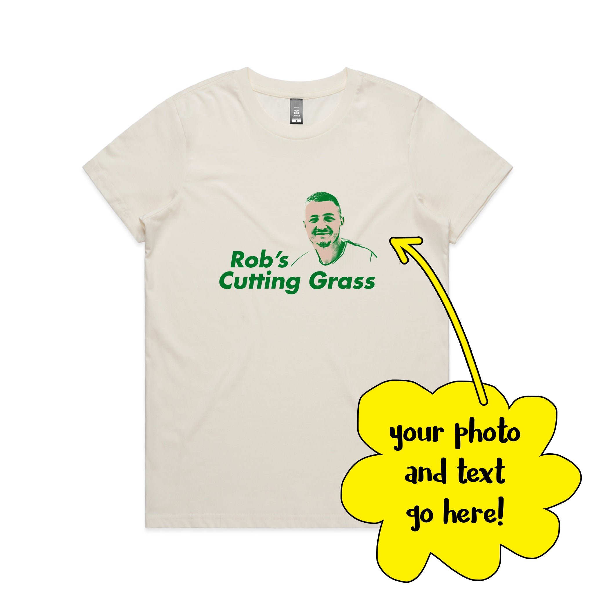 Custom Cutting Grass Tee