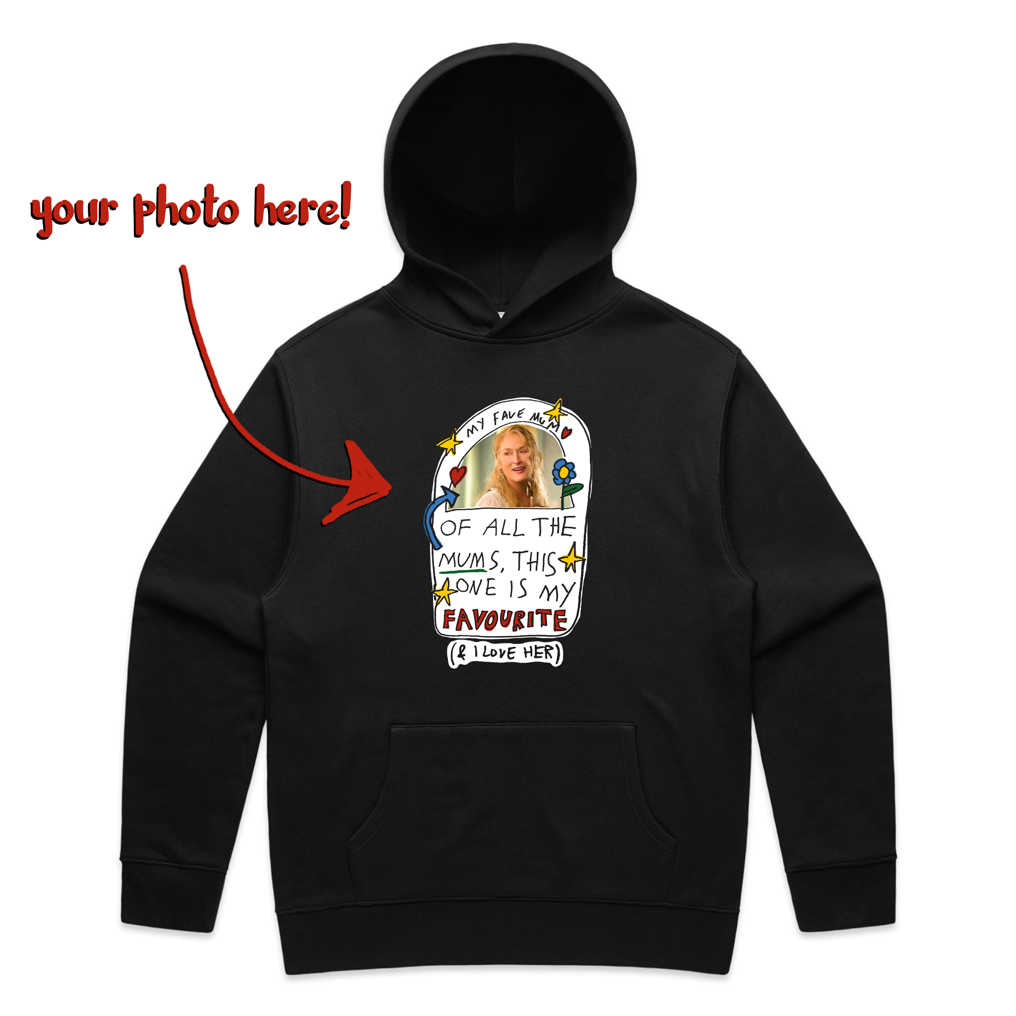 Custom Favourite Mum Hoodie