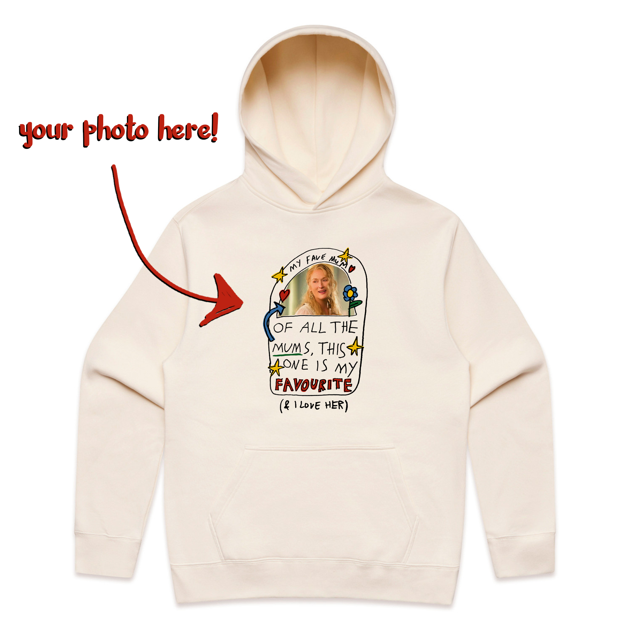 Custom Favourite Mum Hoodie