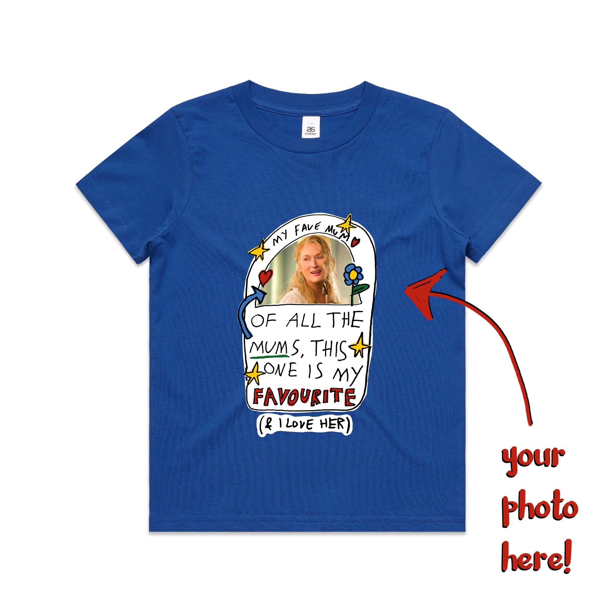 Custom Favourite Mum Kids Tee