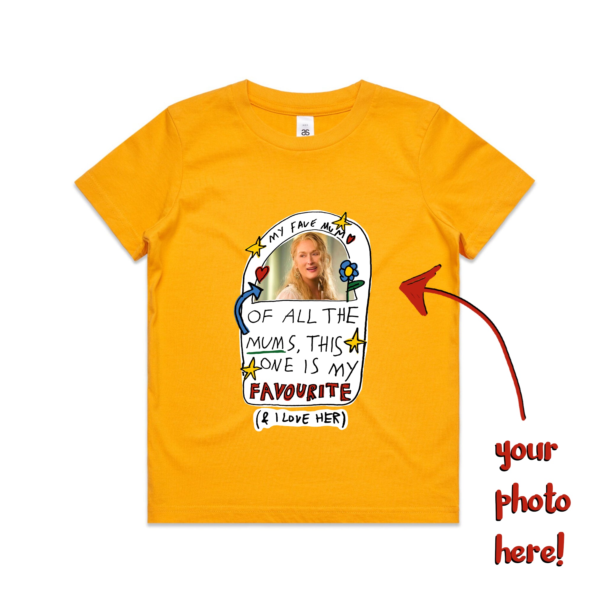 Custom Favourite Mum Kids Tee