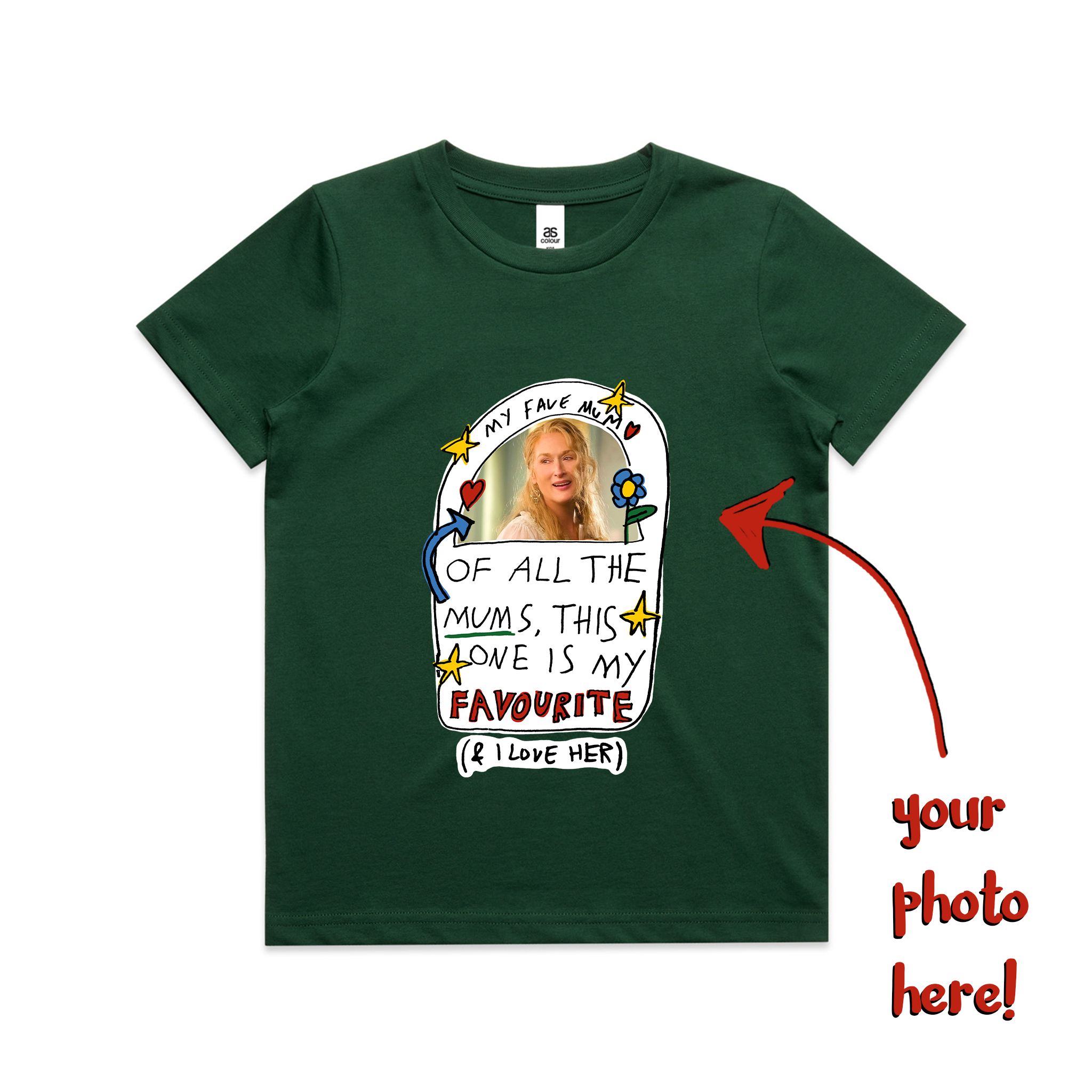 Custom Favourite Mum Kids Tee