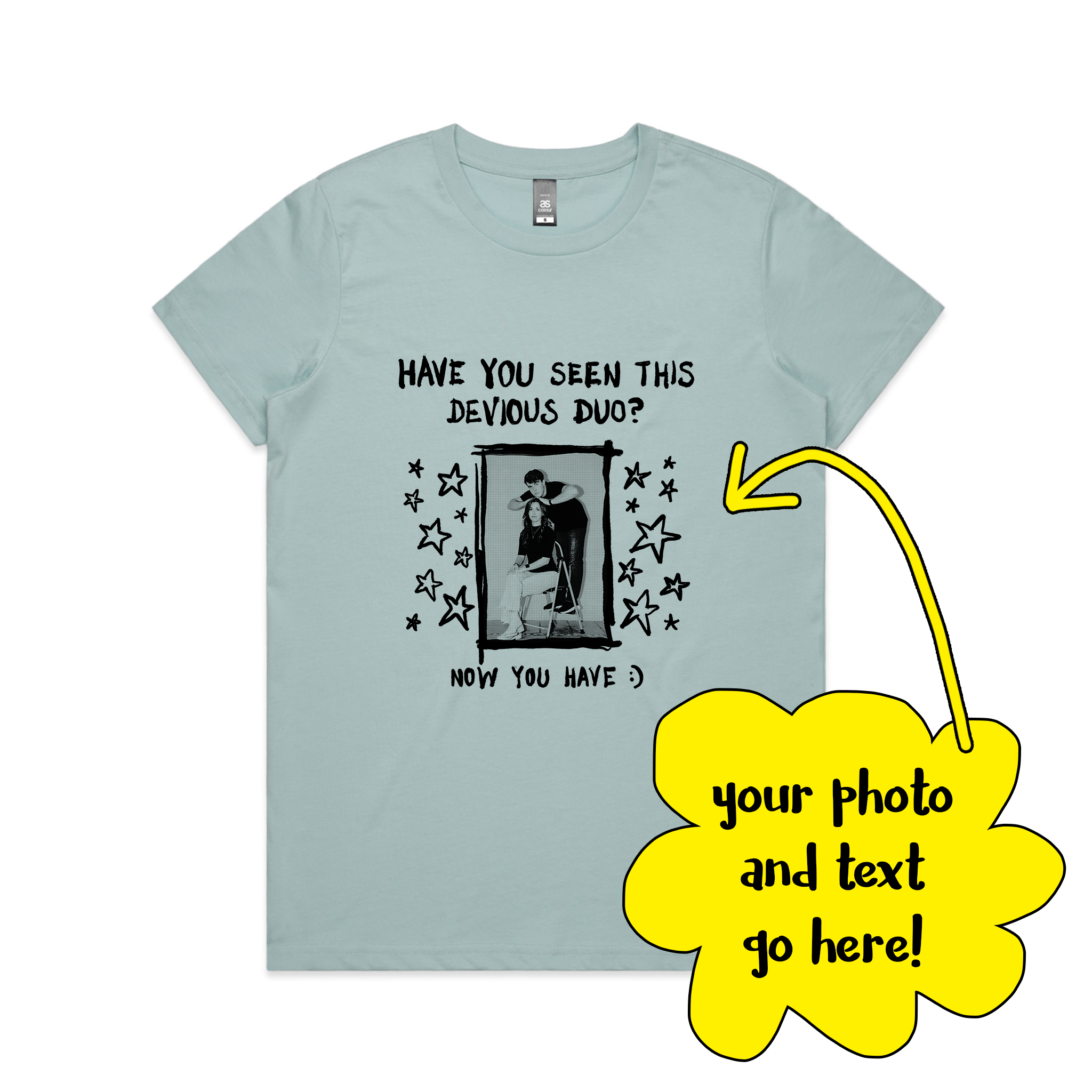 Custom Missing Poster Tee