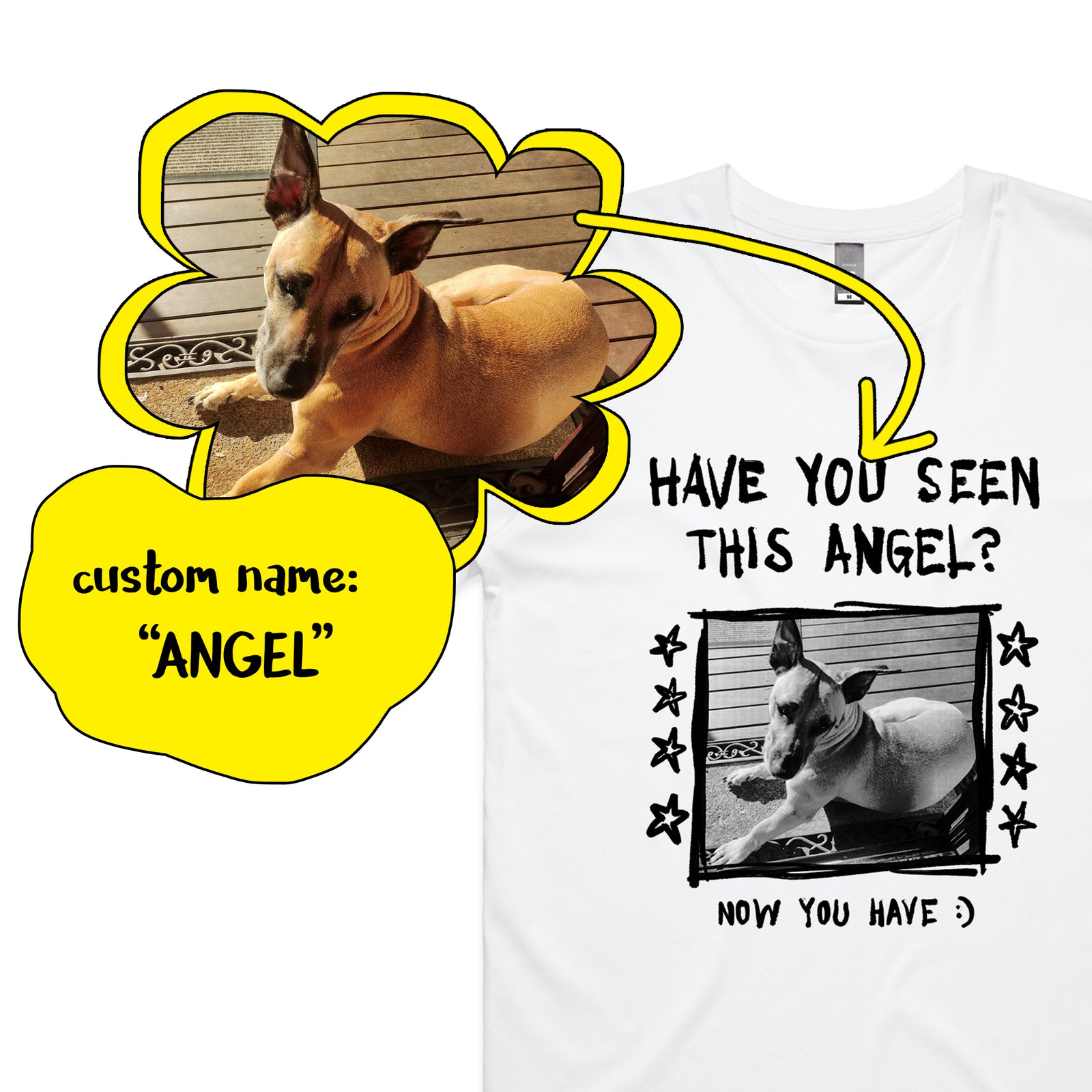 Custom Missing Poster Tee