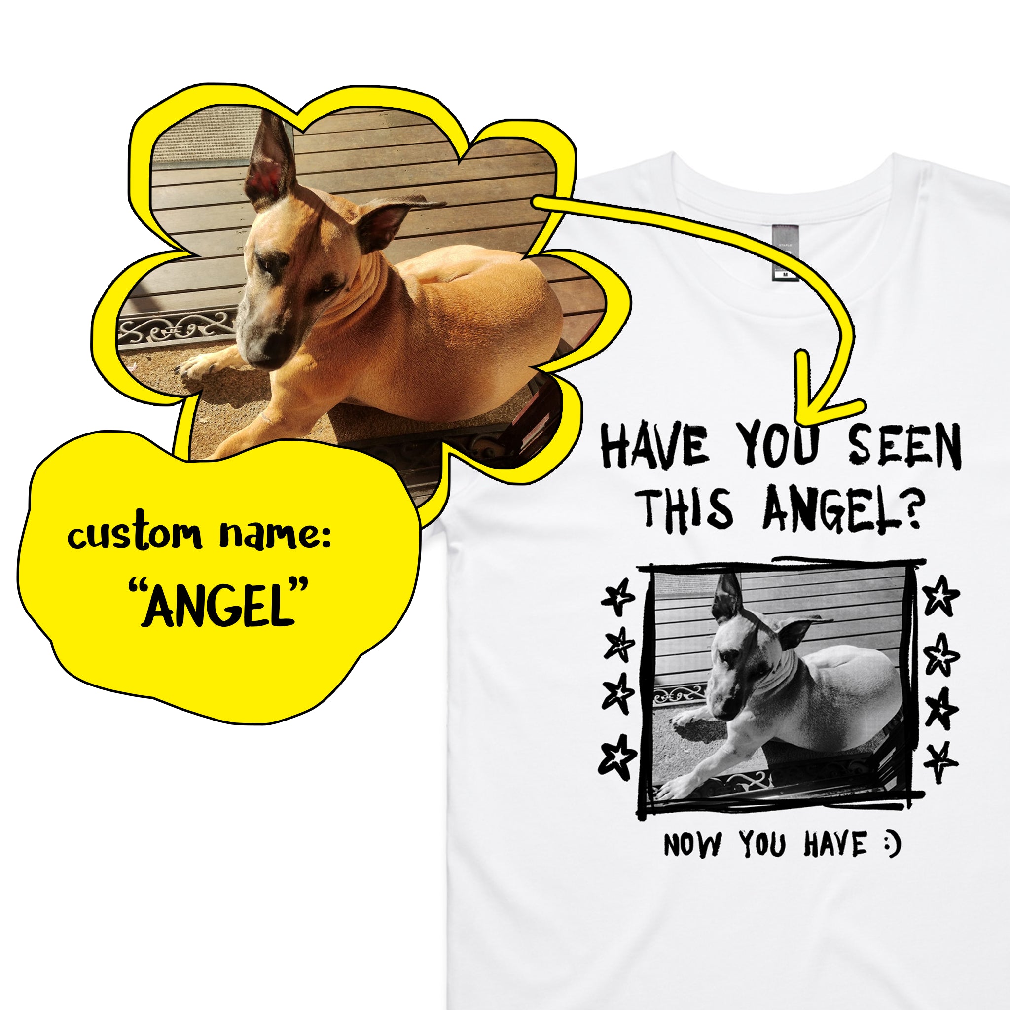 Custom Missing Poster Tee