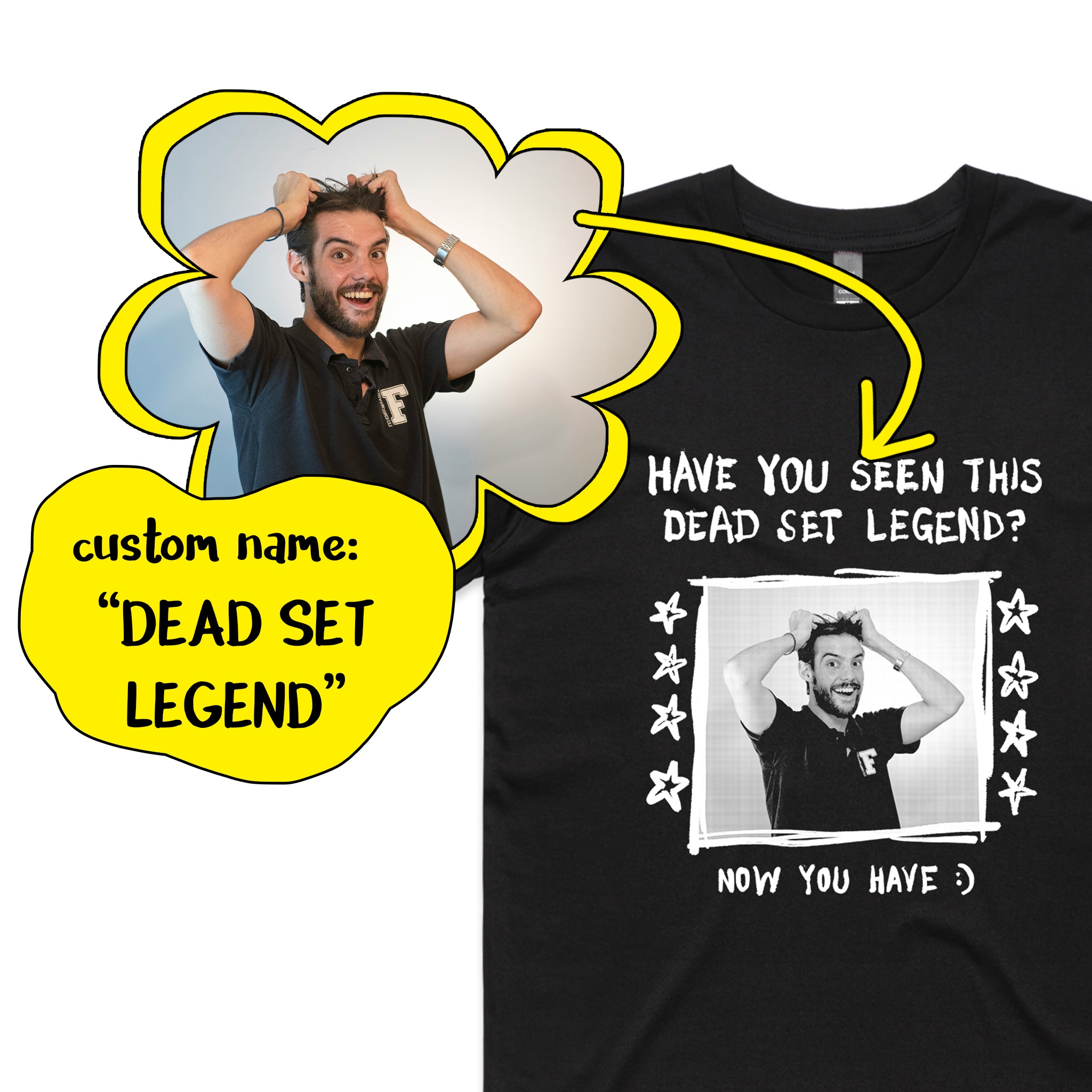 Custom Missing Poster Tee