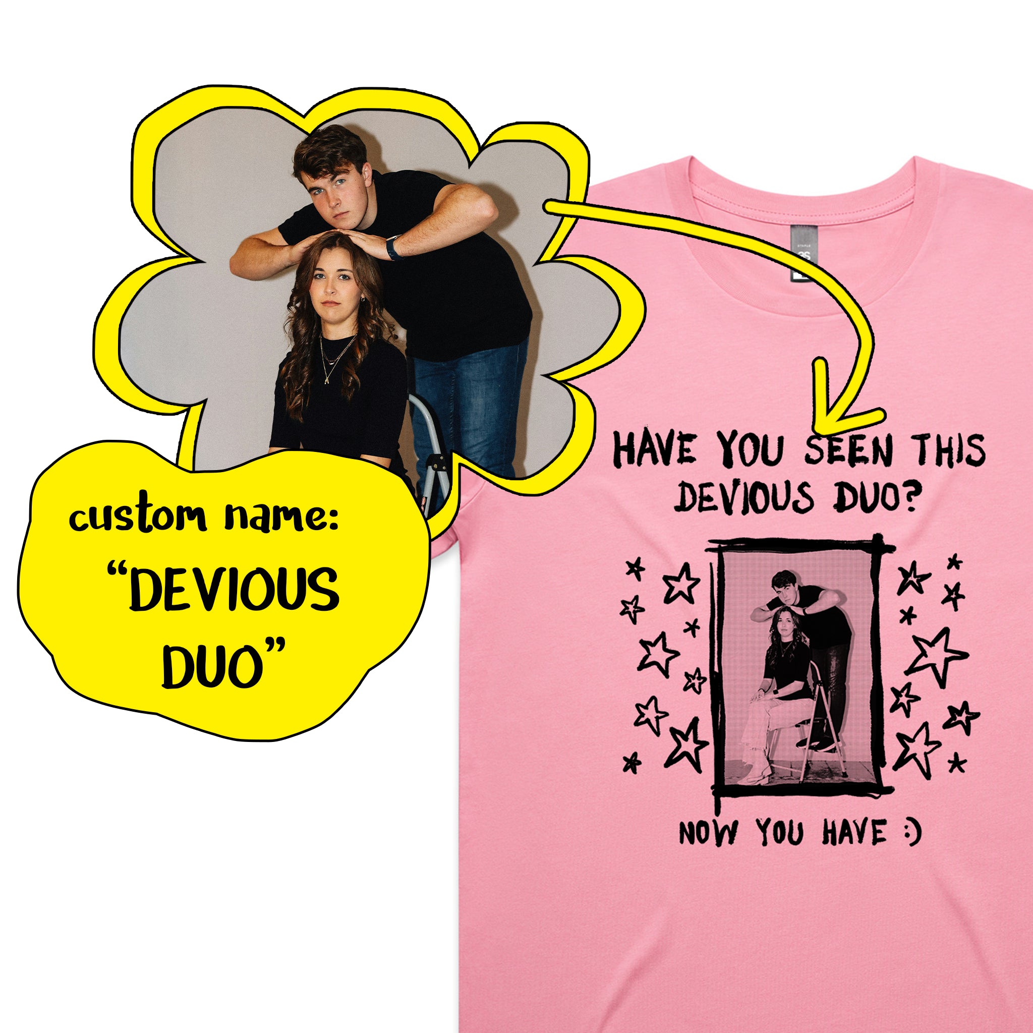 Custom Missing Poster Tee