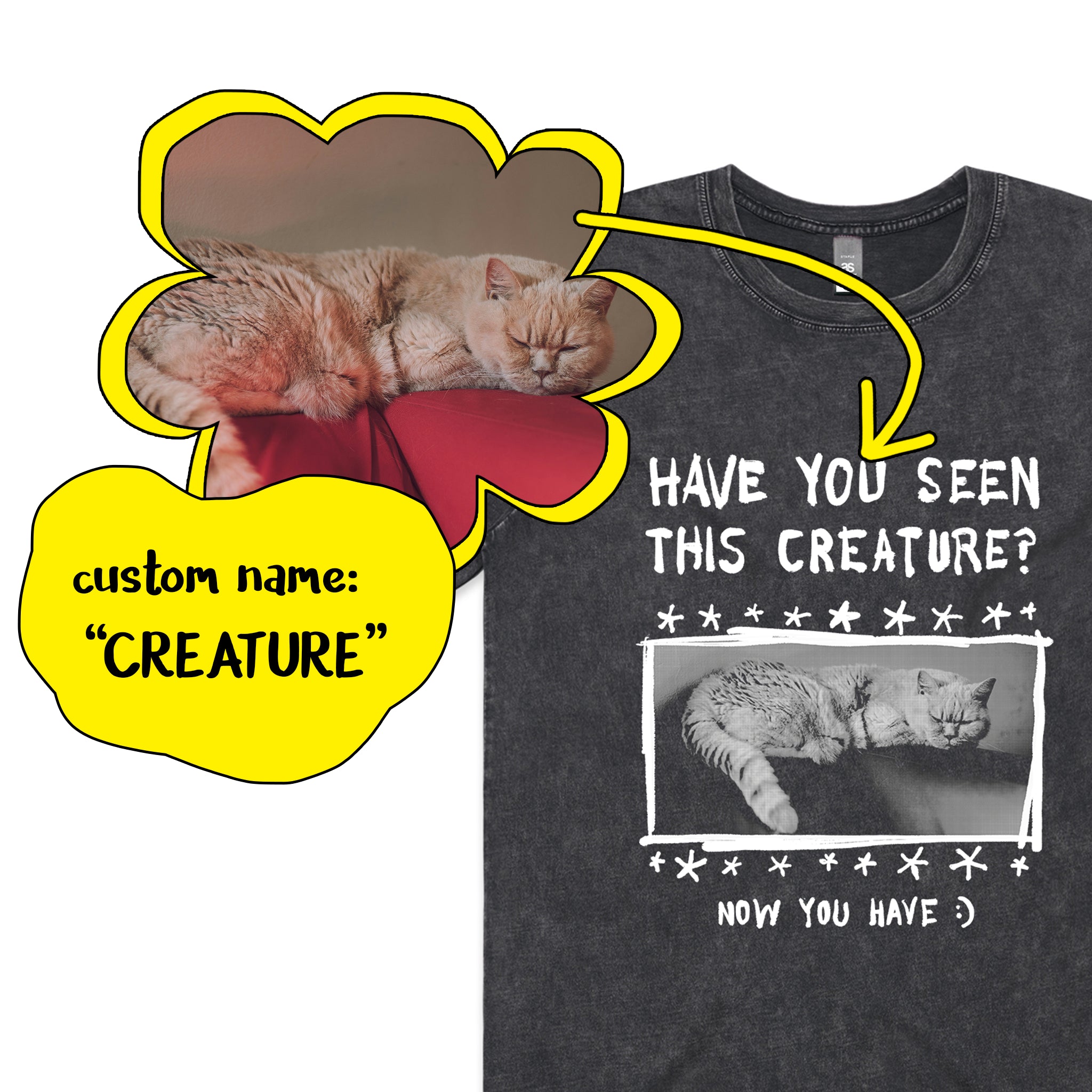 Custom Missing Poster Tee