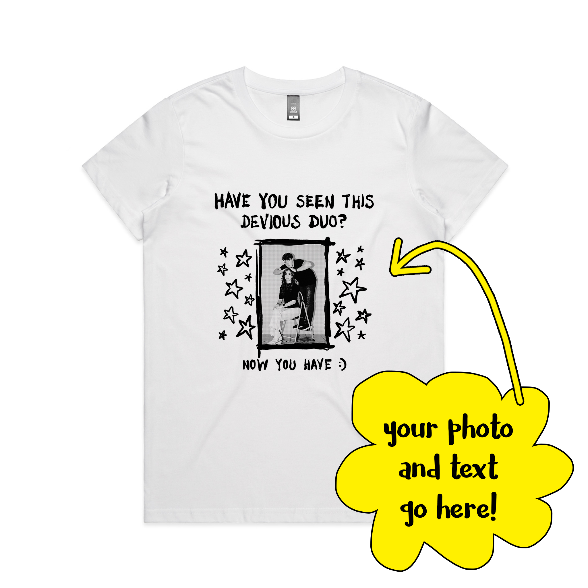 Custom Missing Poster Tee