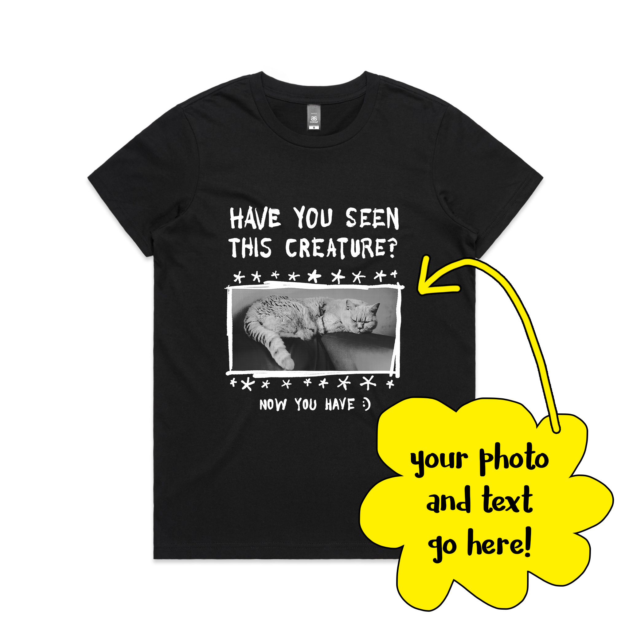 Custom Missing Poster Tee