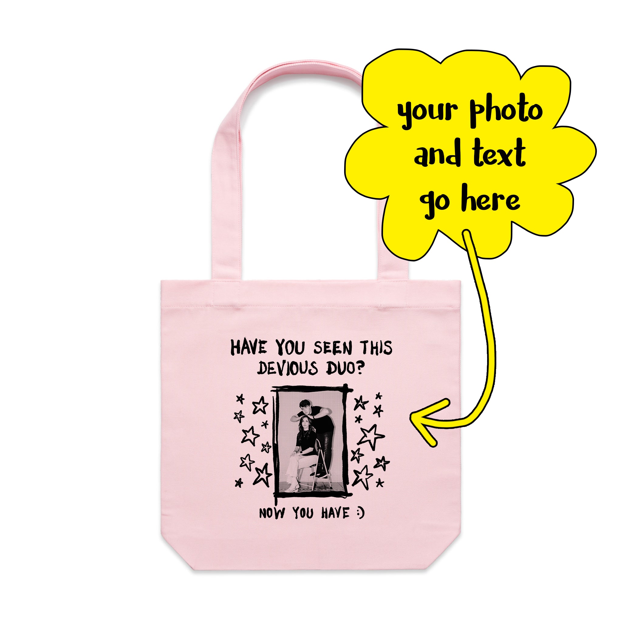 Custom Missing Poster Tote