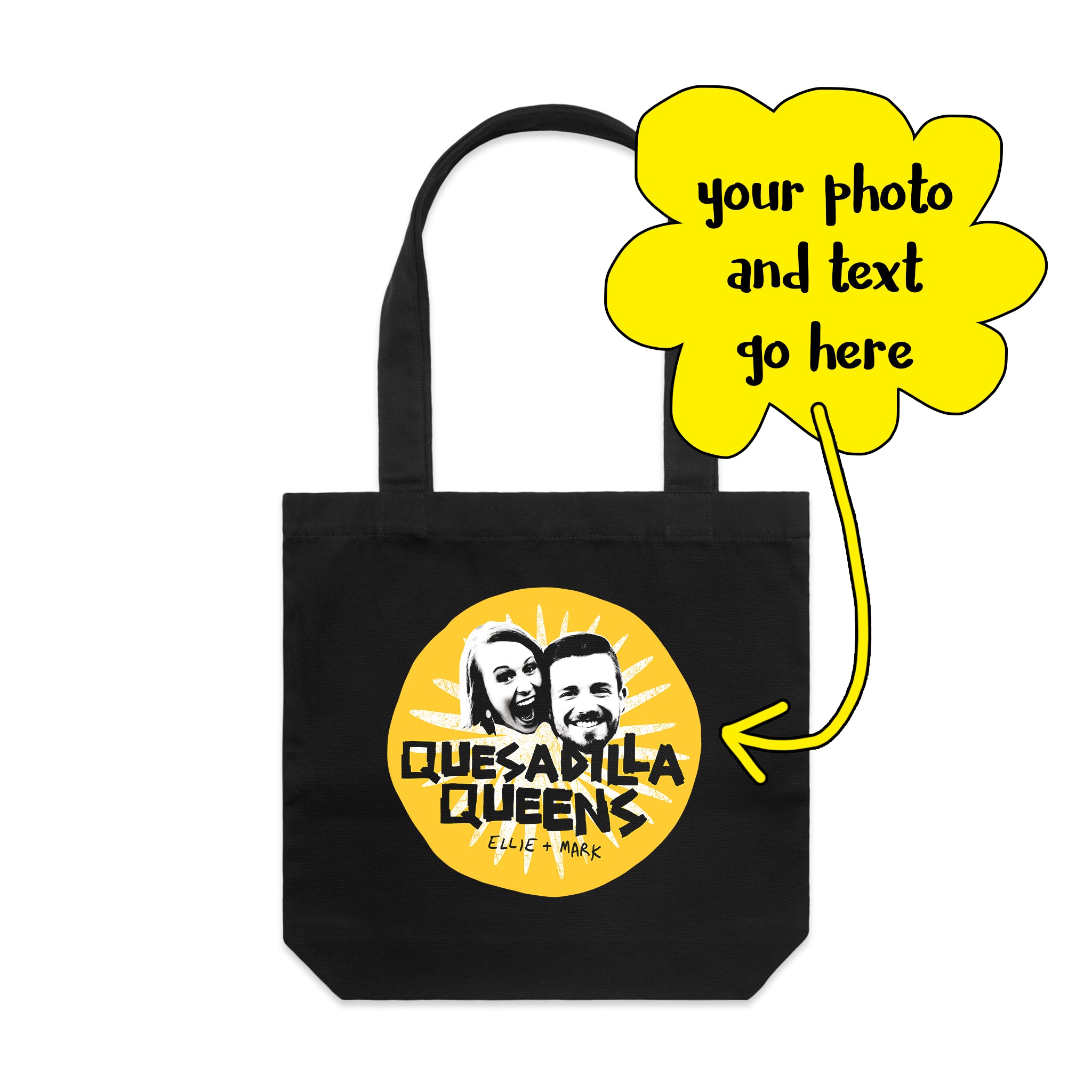 Custom Quesadilla Queens Tote