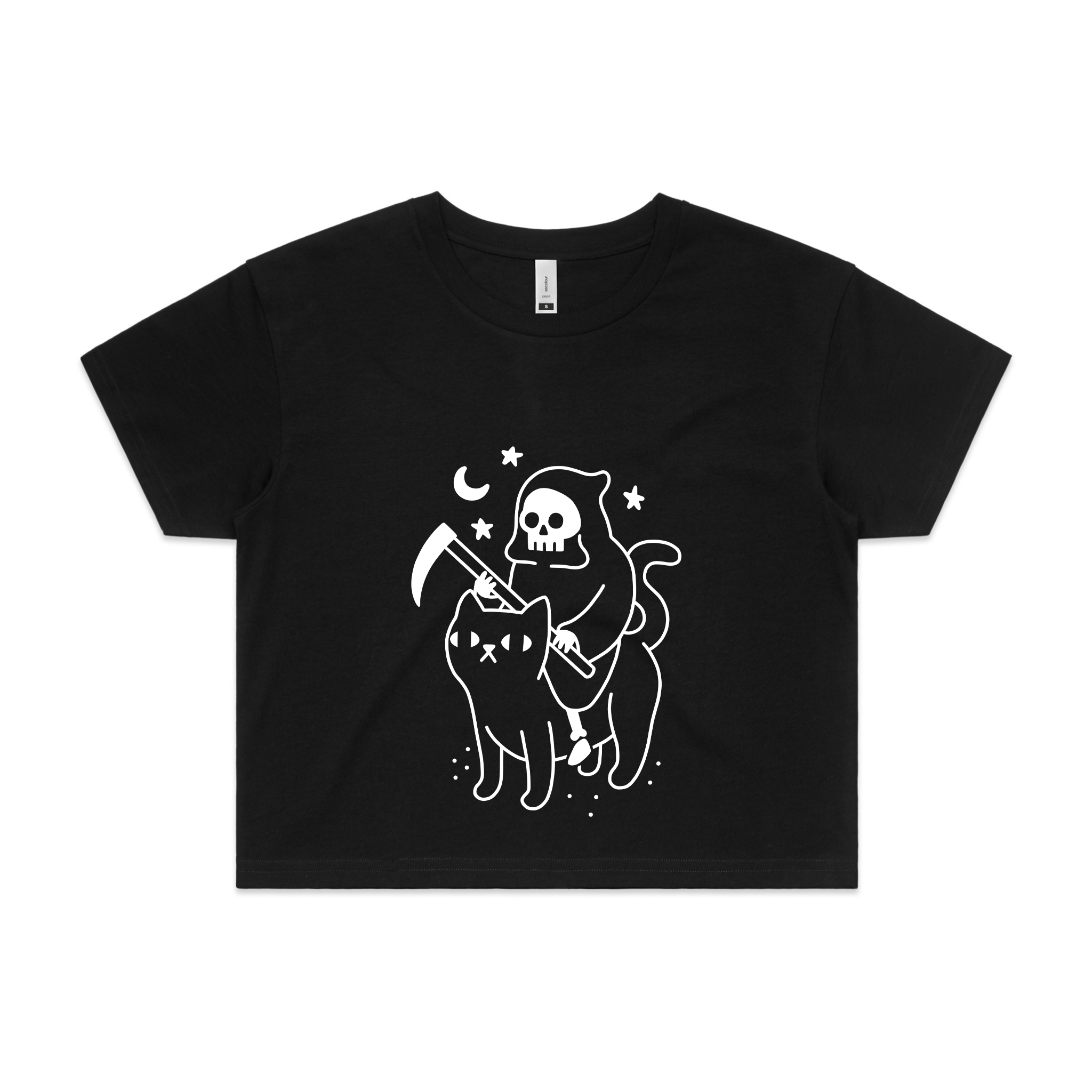 Death Rides A Cat Tee