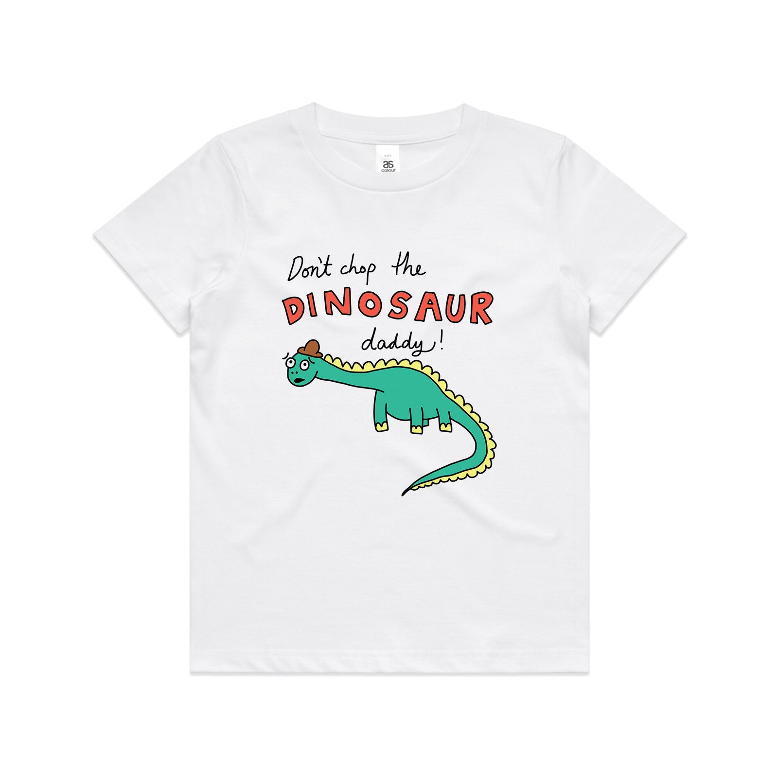 Don't Chop The Dinosaur Kids Tee