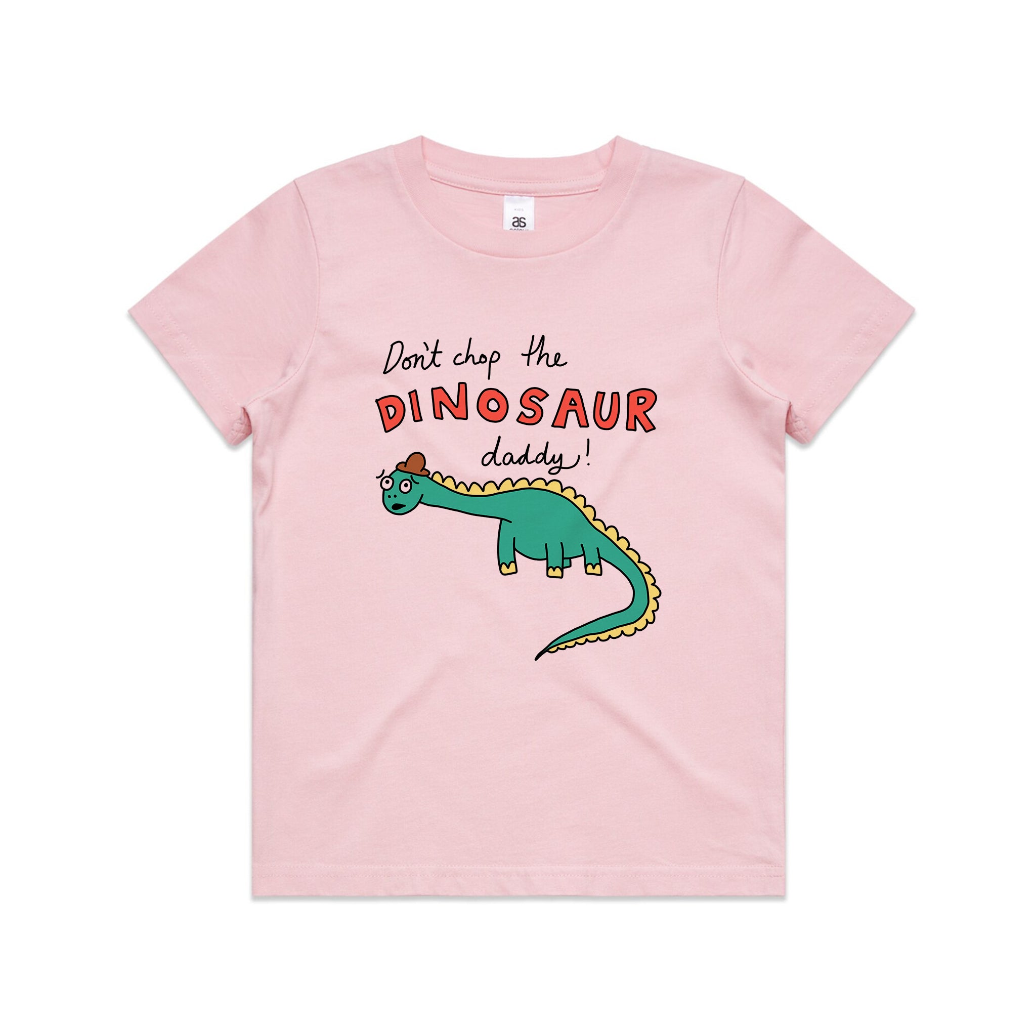 Don't Chop The Dinosaur Kids Tee