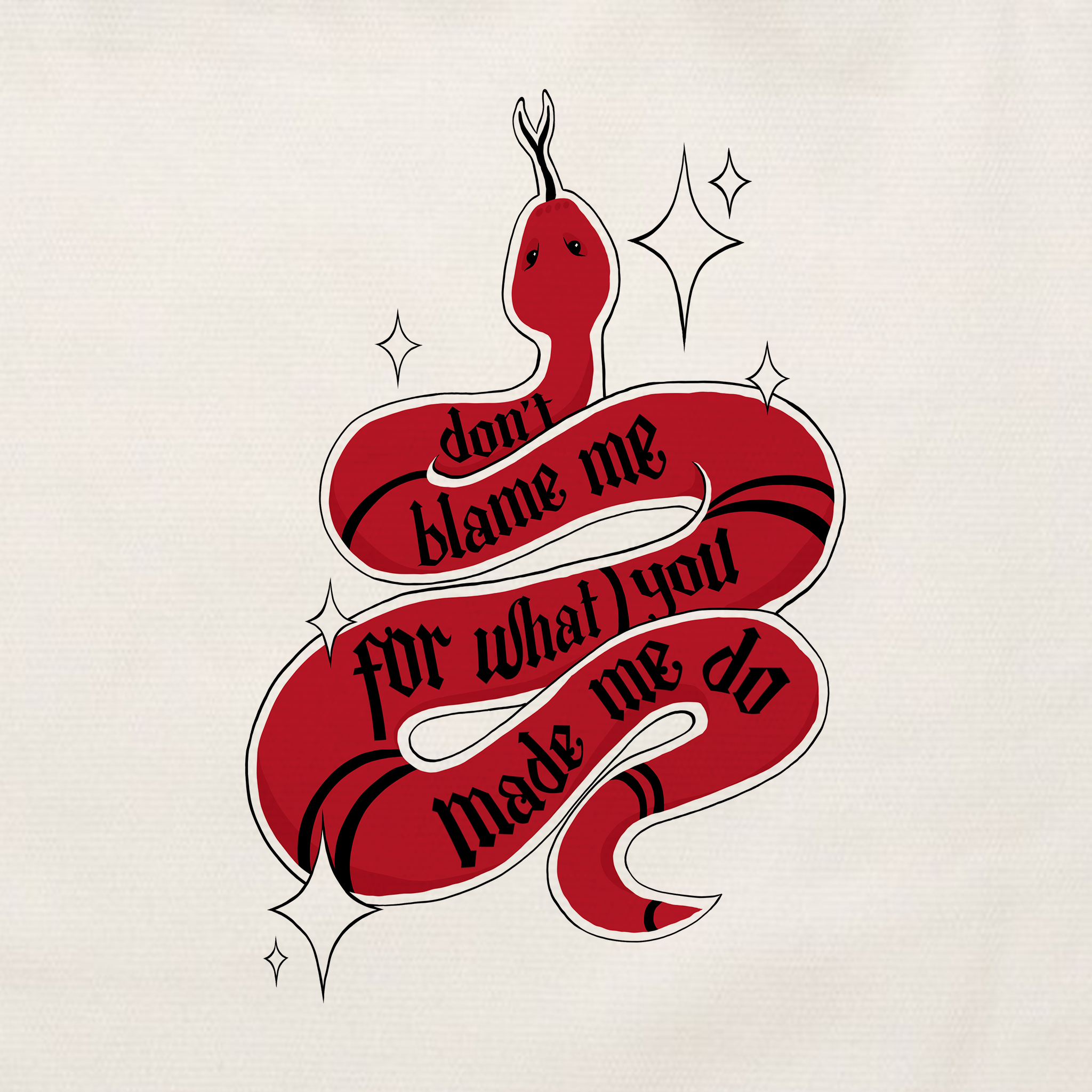 Don't Blame Me Tote