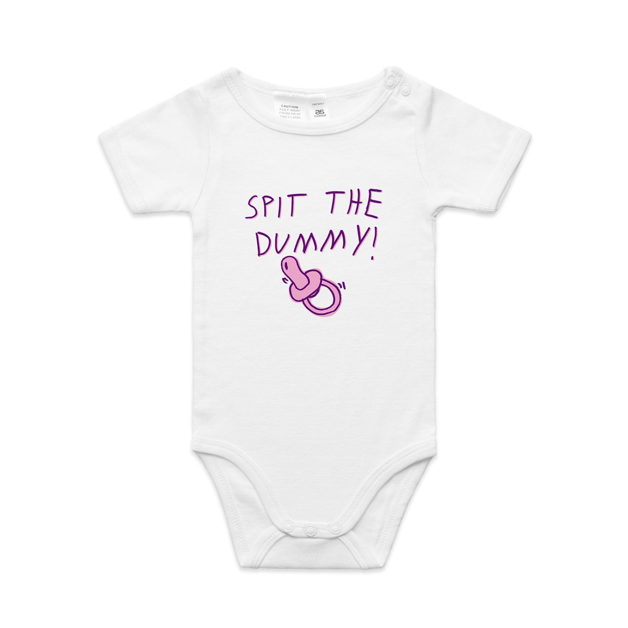 Spit The Dummy Baby Onesie