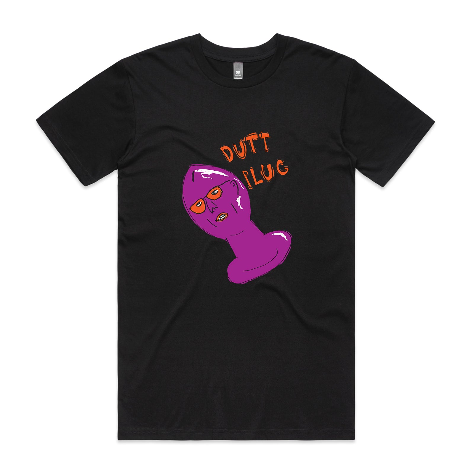 Dutt Plug T-shirt by Lonely Kids Club. Printed on premium 100% cotton shirts in Sydney.