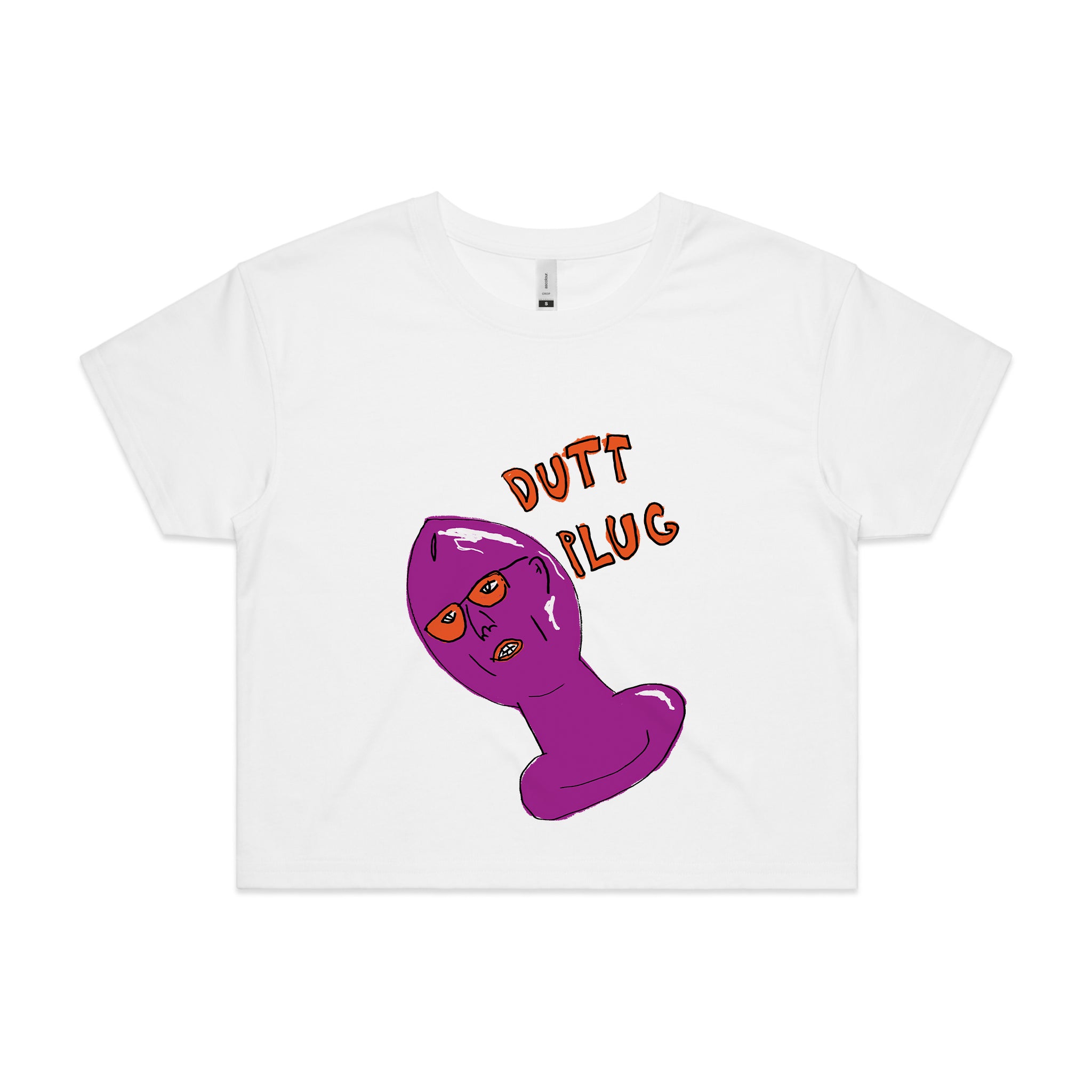 Dutt Plug T-shirt by Lonely Kids Club. Printed on premium 100% cotton shirts in Sydney.