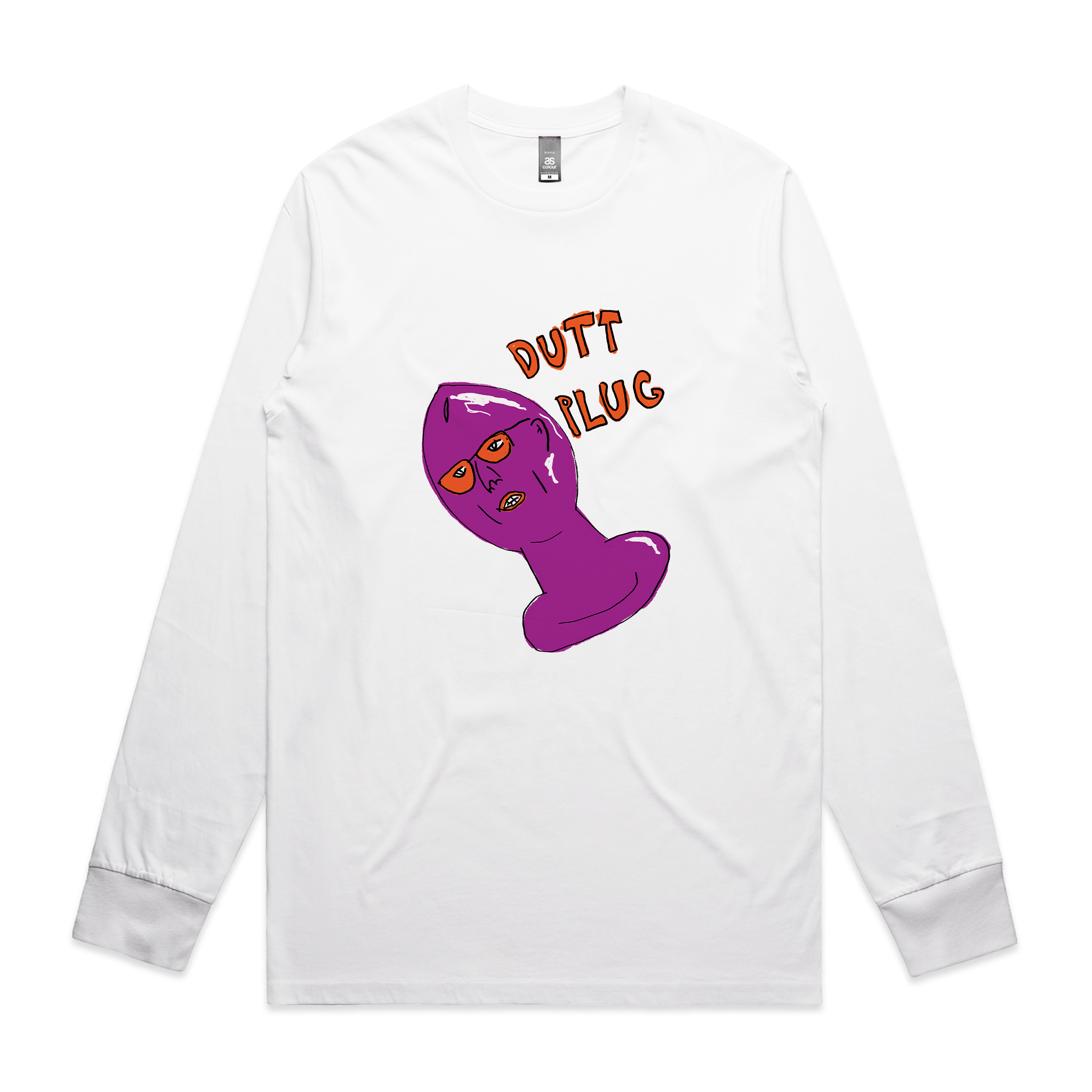 Dutt Plug T-shirt by Lonely Kids Club. Printed on premium 100% cotton shirts in Sydney.