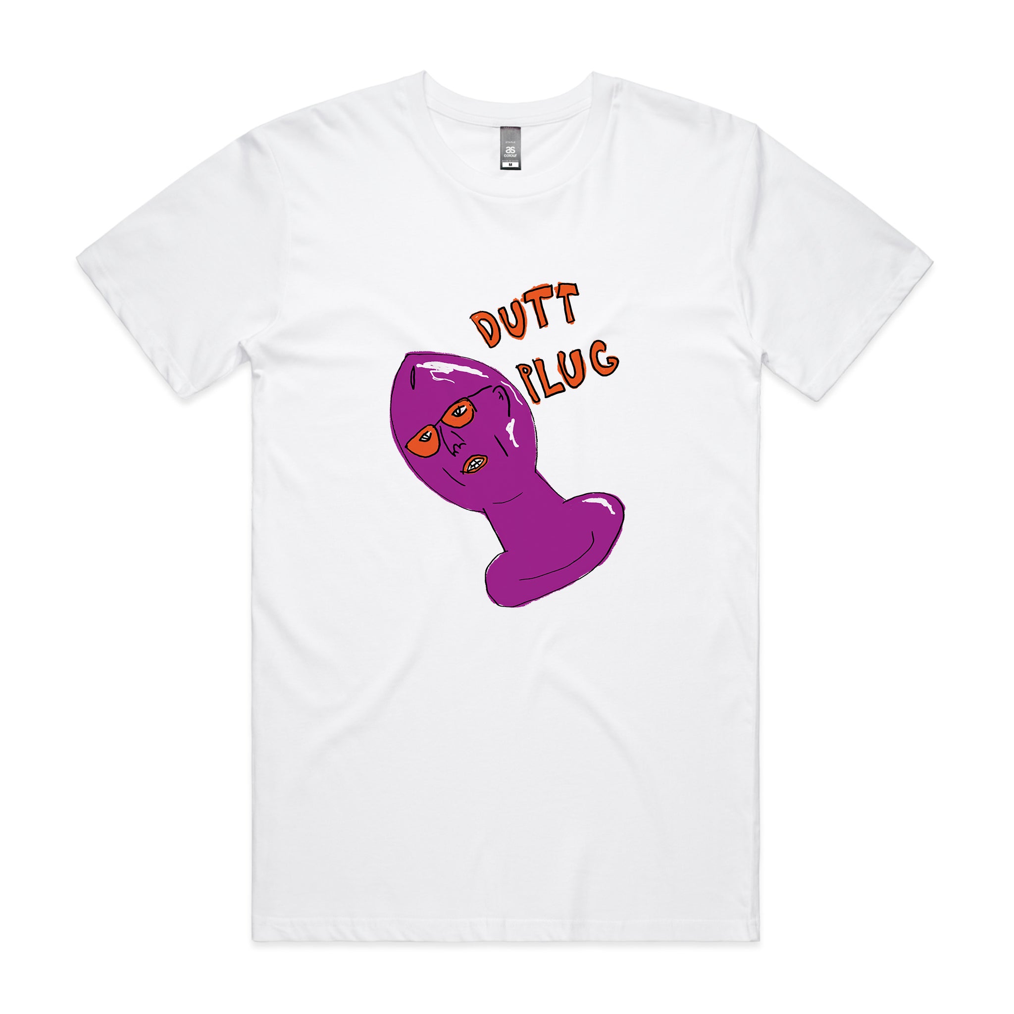 Dutt Plug T-shirt by Lonely Kids Club. Printed on premium 100% cotton shirts in Sydney.
