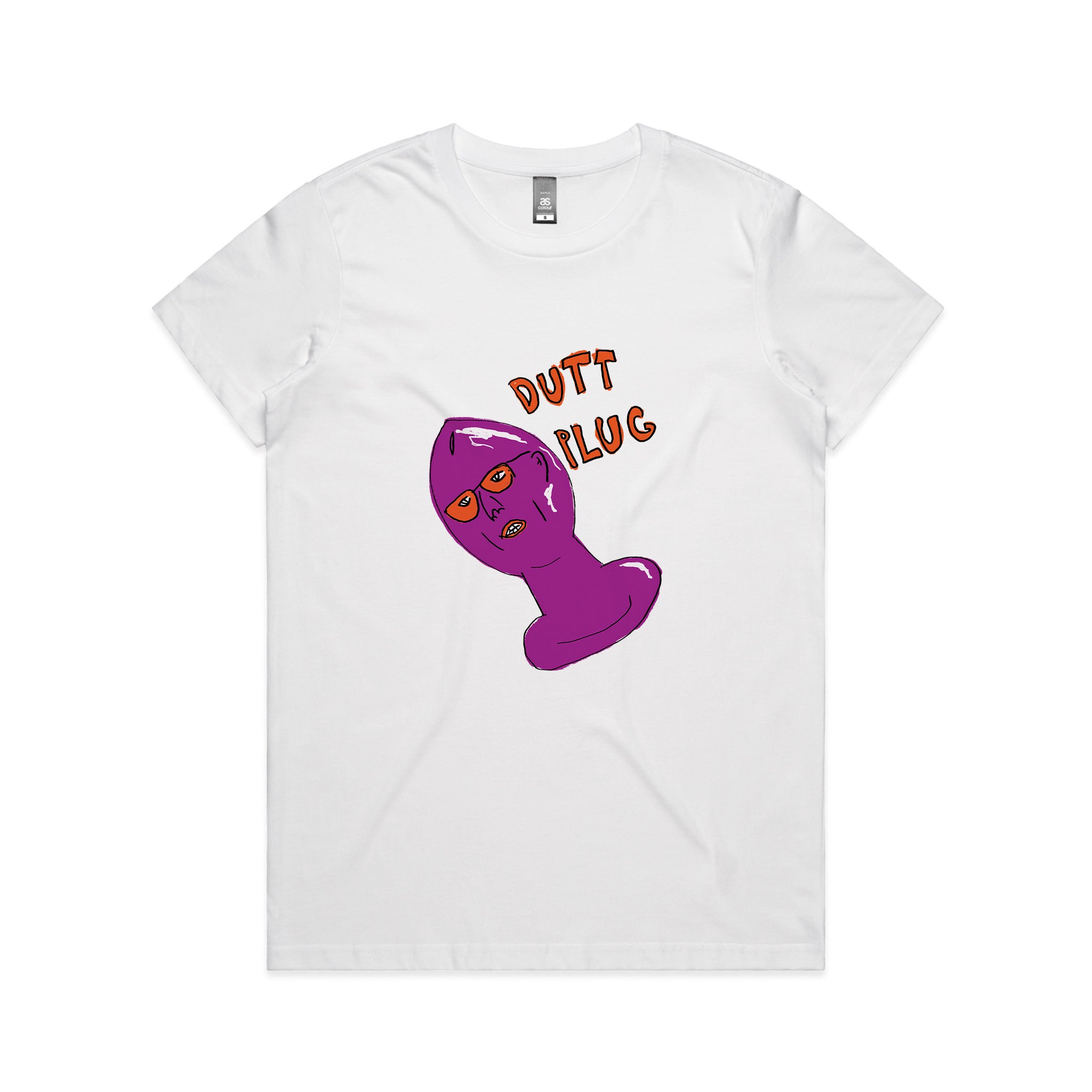 Dutt Plug T-shirt by Lonely Kids Club. Printed on premium 100% cotton shirts in Sydney.
