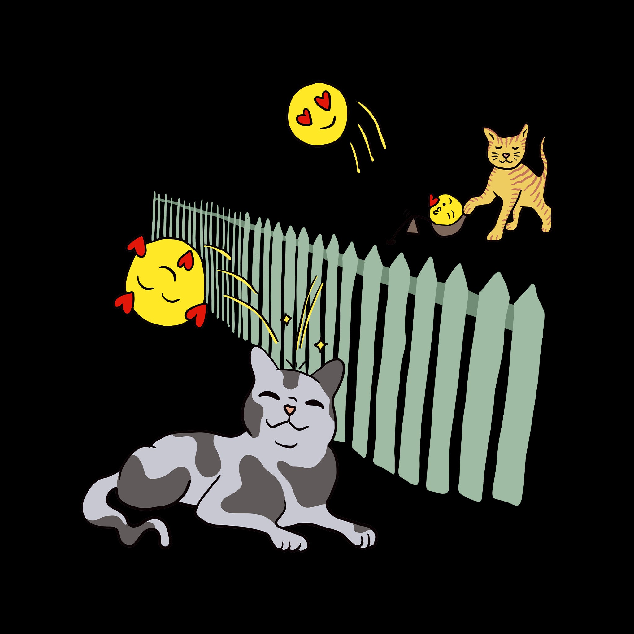 Emoji Cats Tee