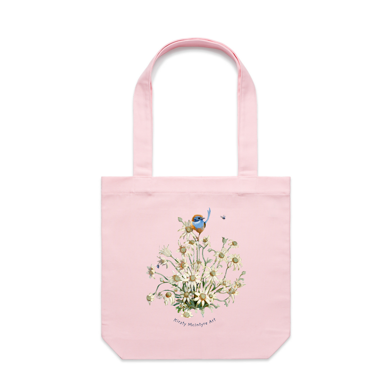 Emu Wren & Flowers Tote
