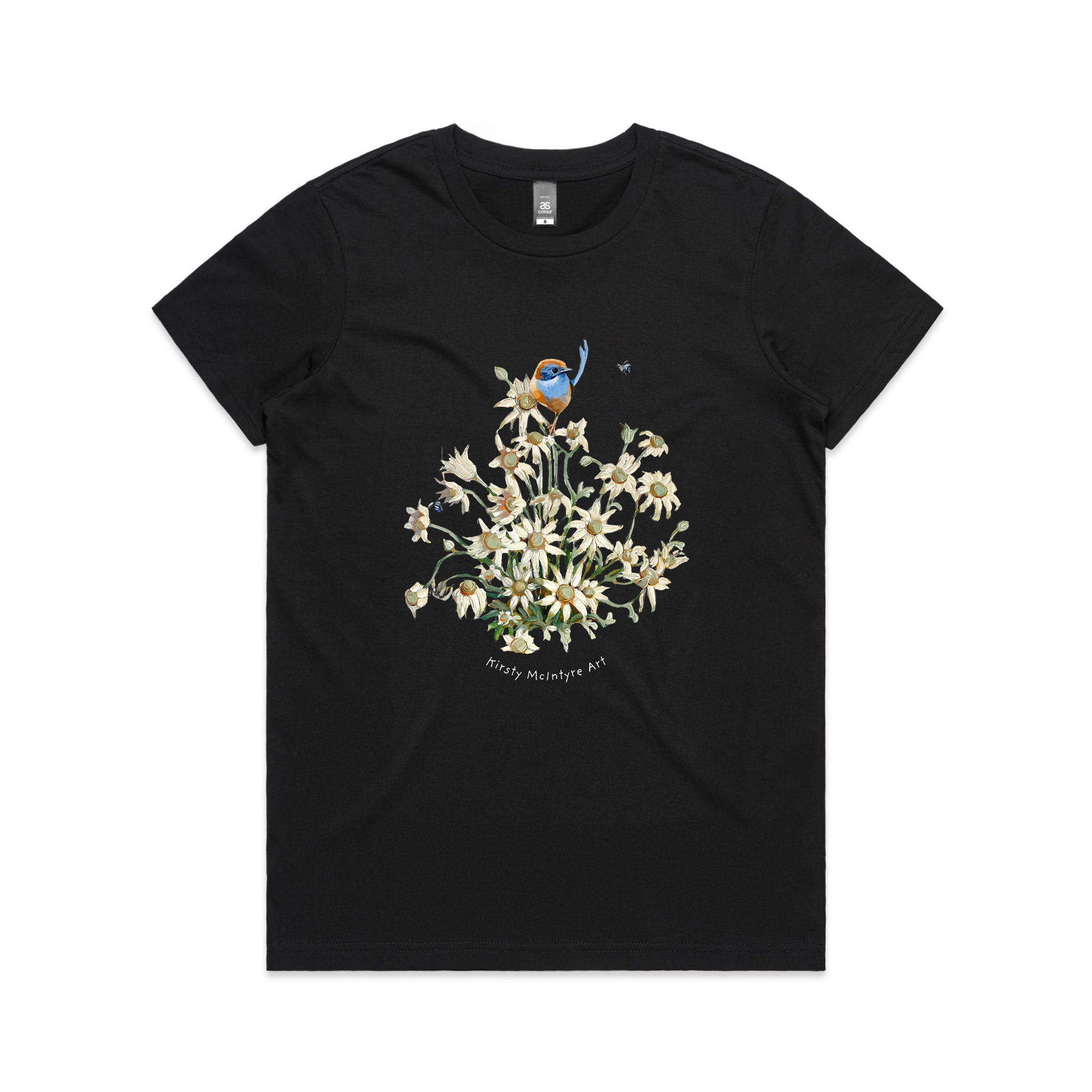 Emu Wren & Flowers Tee
