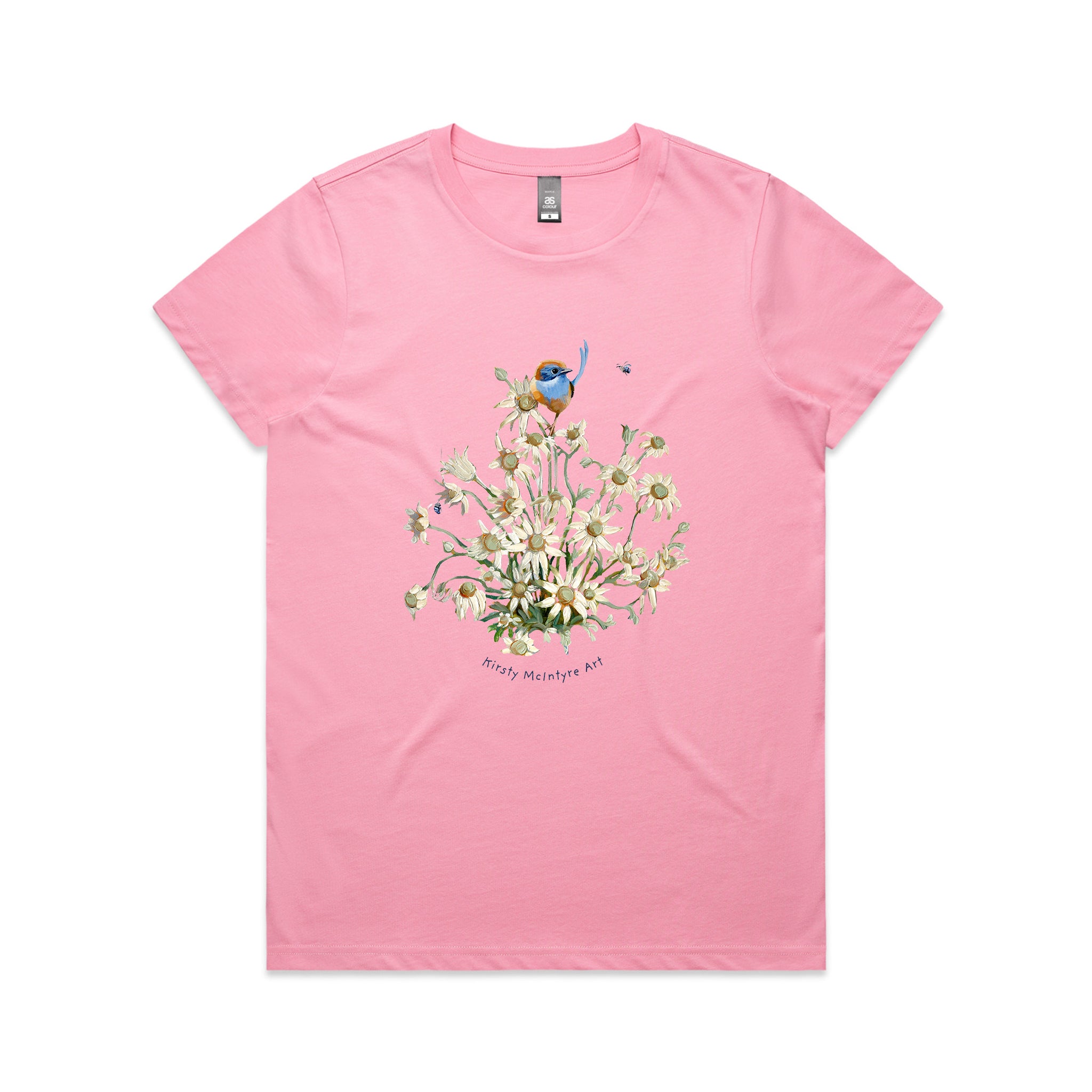Emu Wren & Flowers Tee