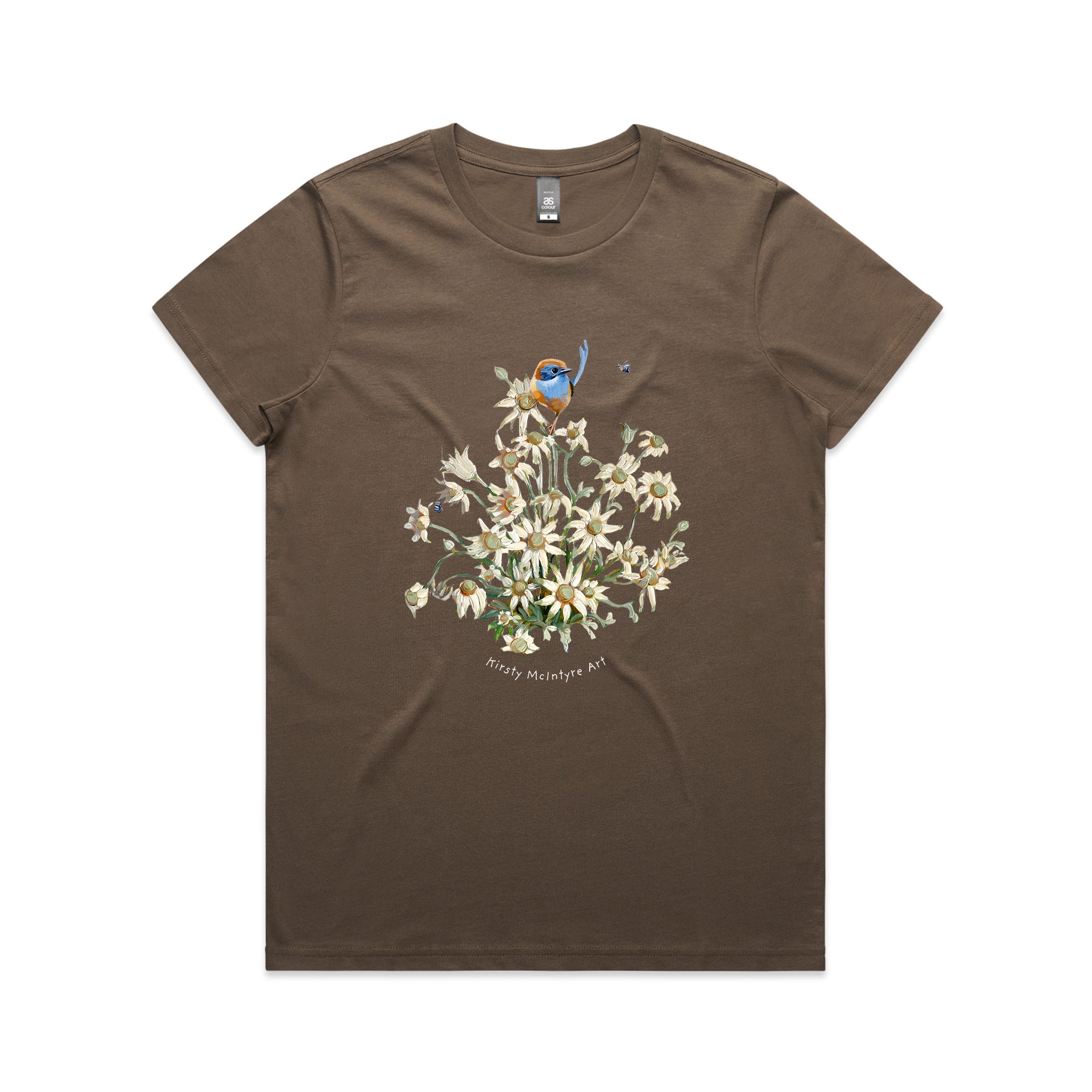 Emu Wren & Flowers Tee