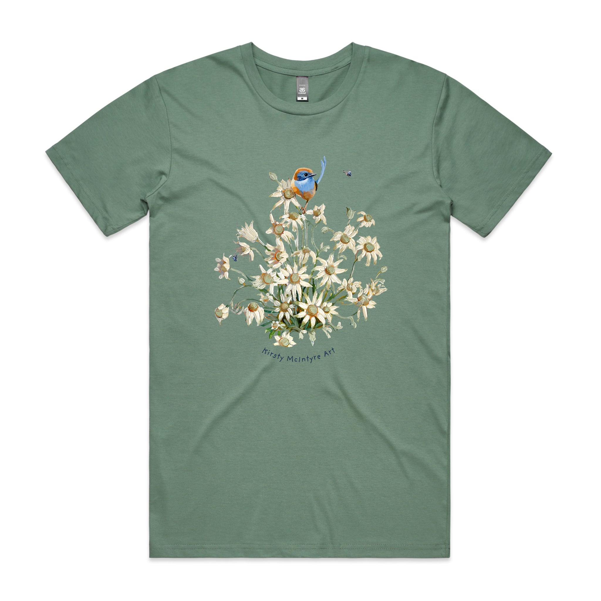 Emu Wren & Flowers Tee