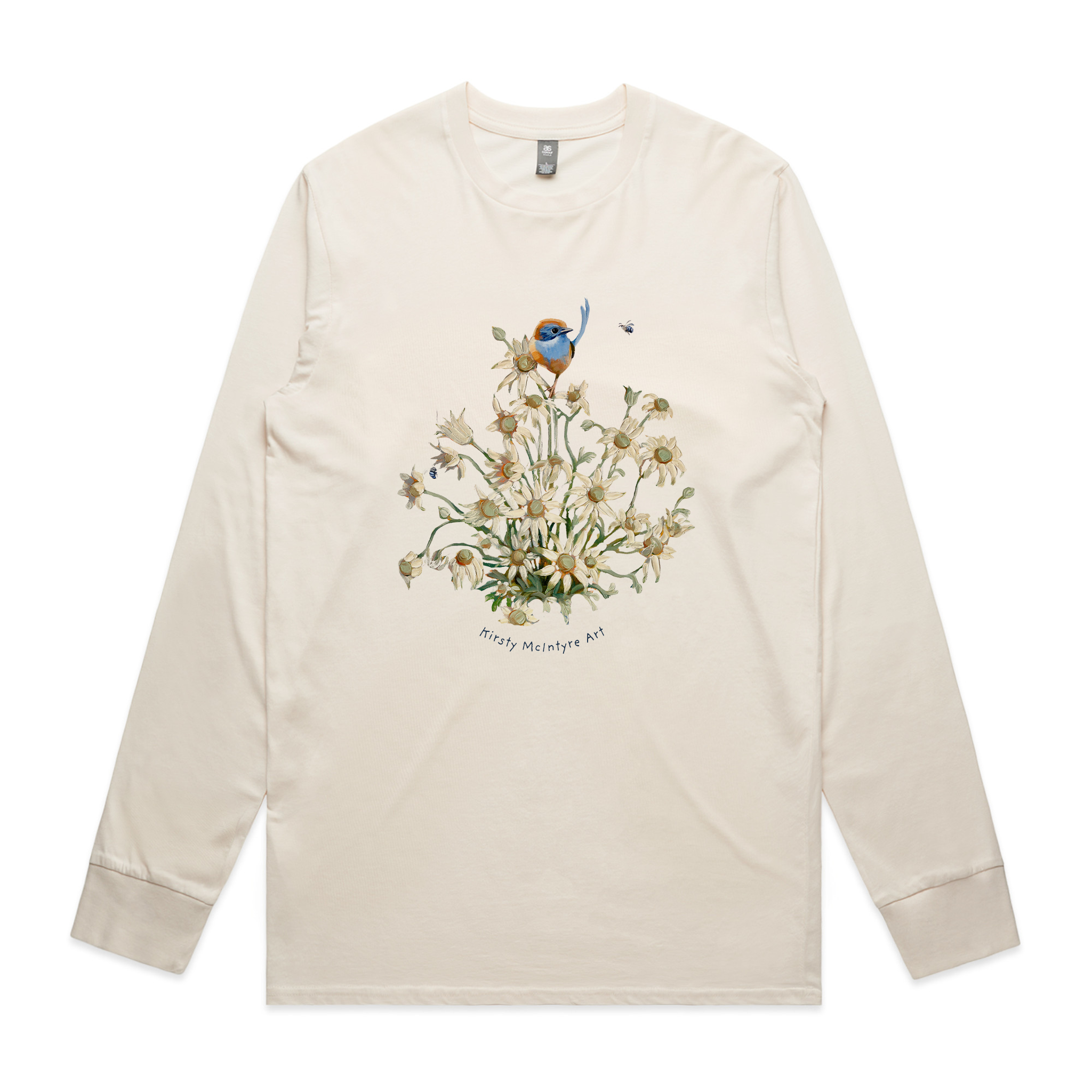Emu Wren & Flowers Tee