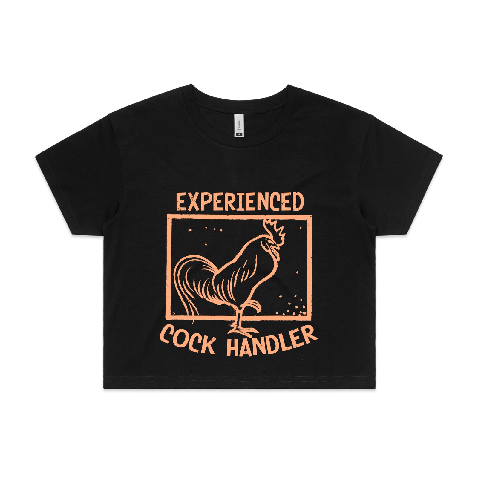 Experienced Cock Handler T-shirt by Lonely Kids Club. Printed Sustainably in Australia.