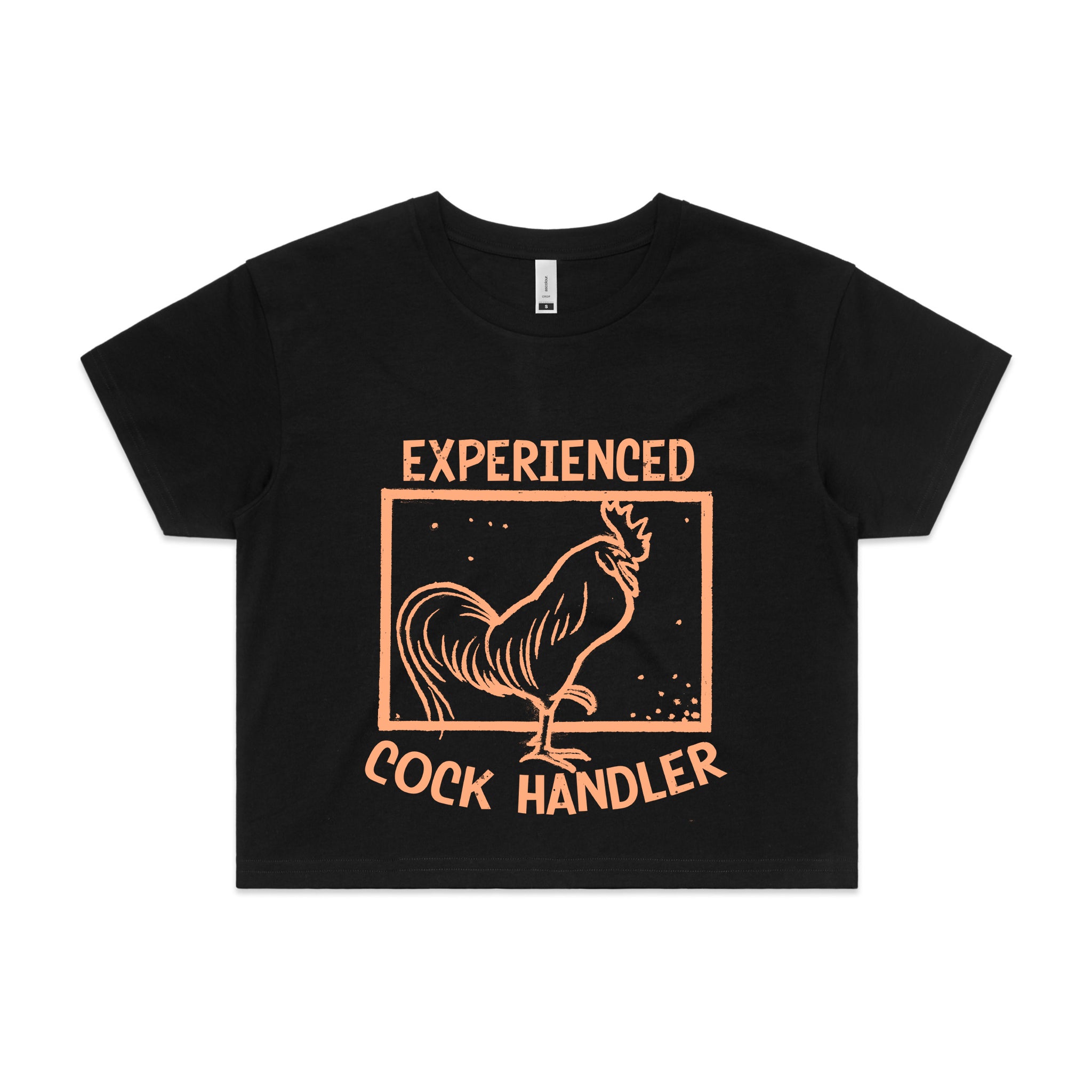 Experienced Cock Handler T-shirt by Lonely Kids Club. Printed Sustainably in Australia.