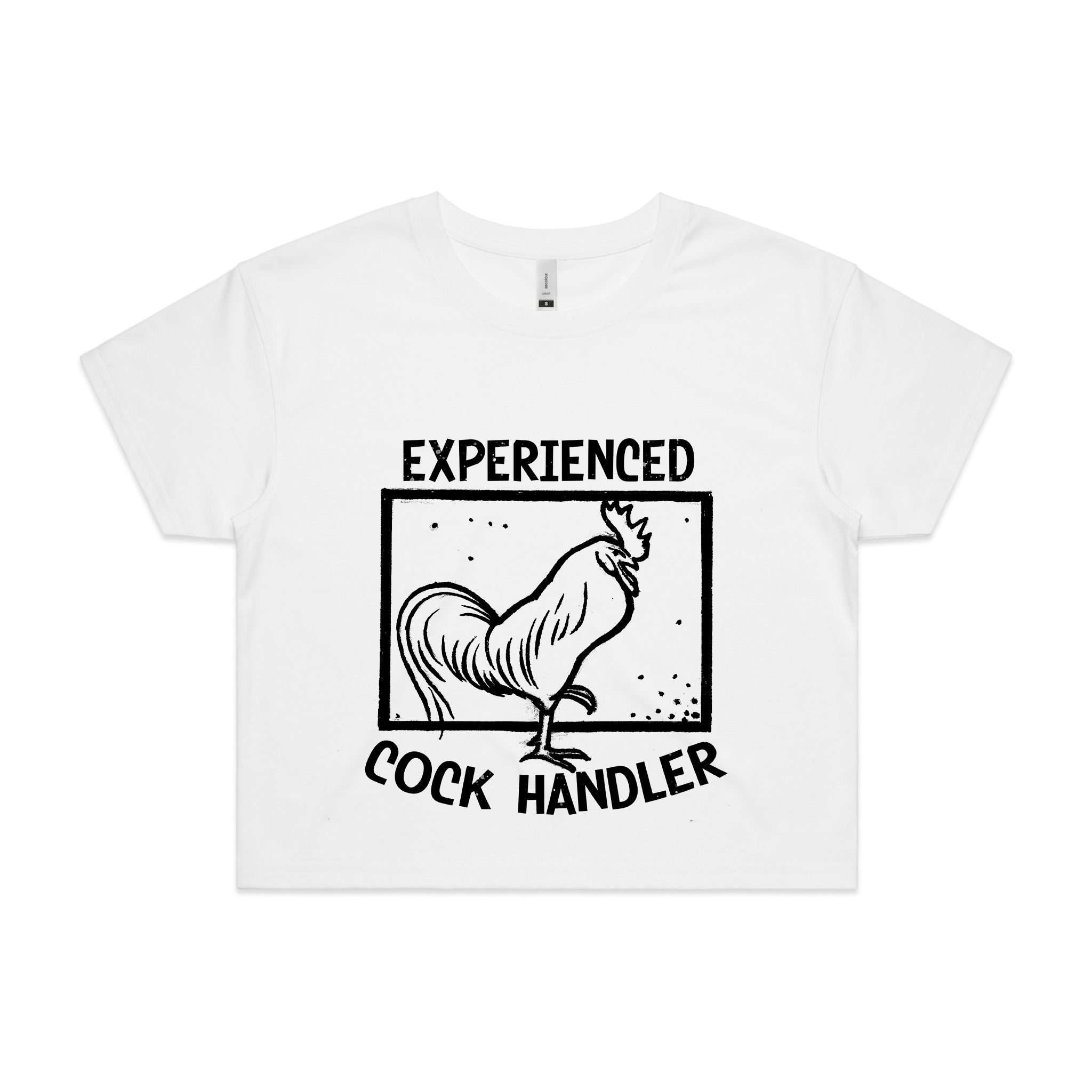 Experienced Cock Handler T-shirt by Lonely Kids Club. Printed Sustainably in Australia.