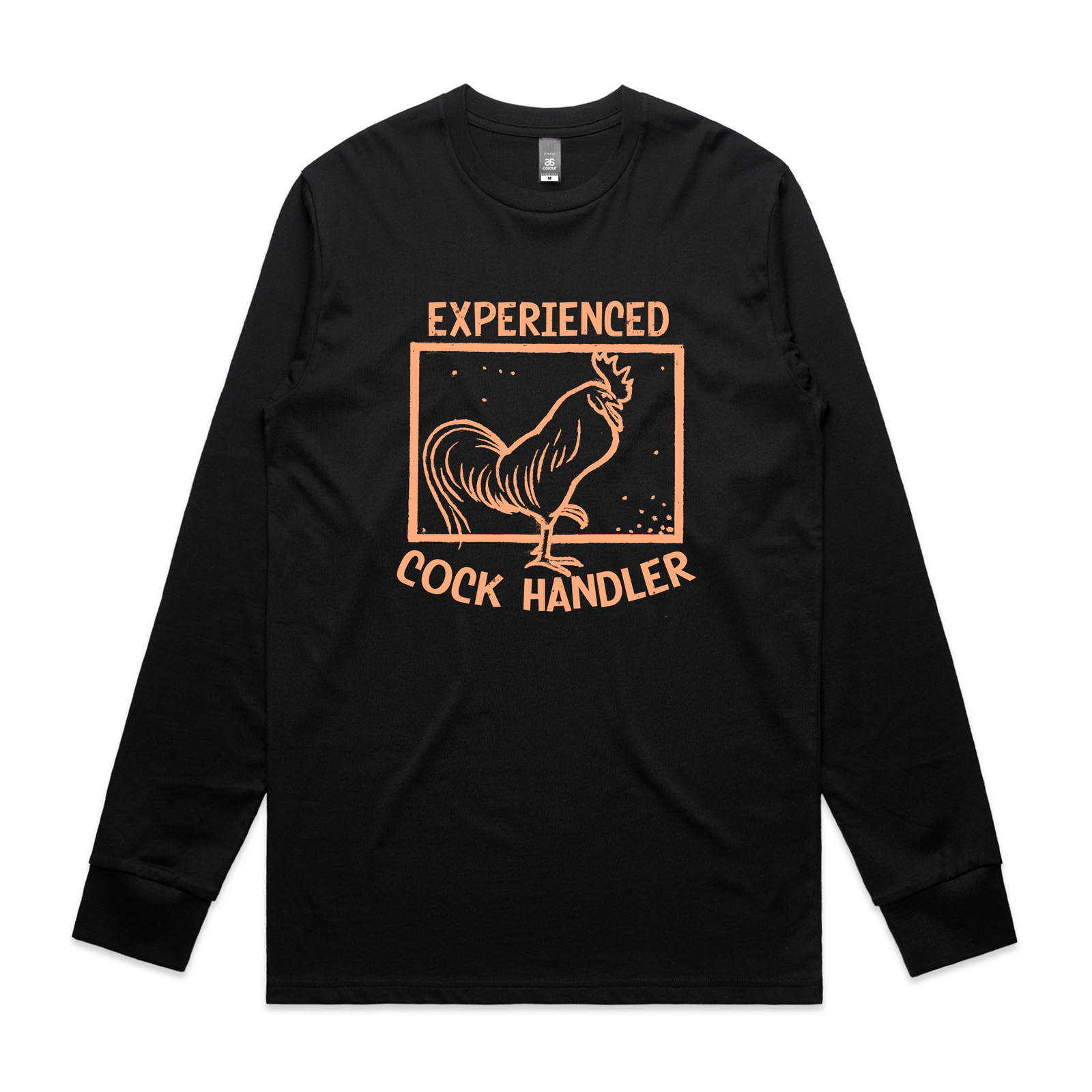 Experienced Cock Handler T-shirt by Lonely Kids Club. Printed Sustainably in Australia.
