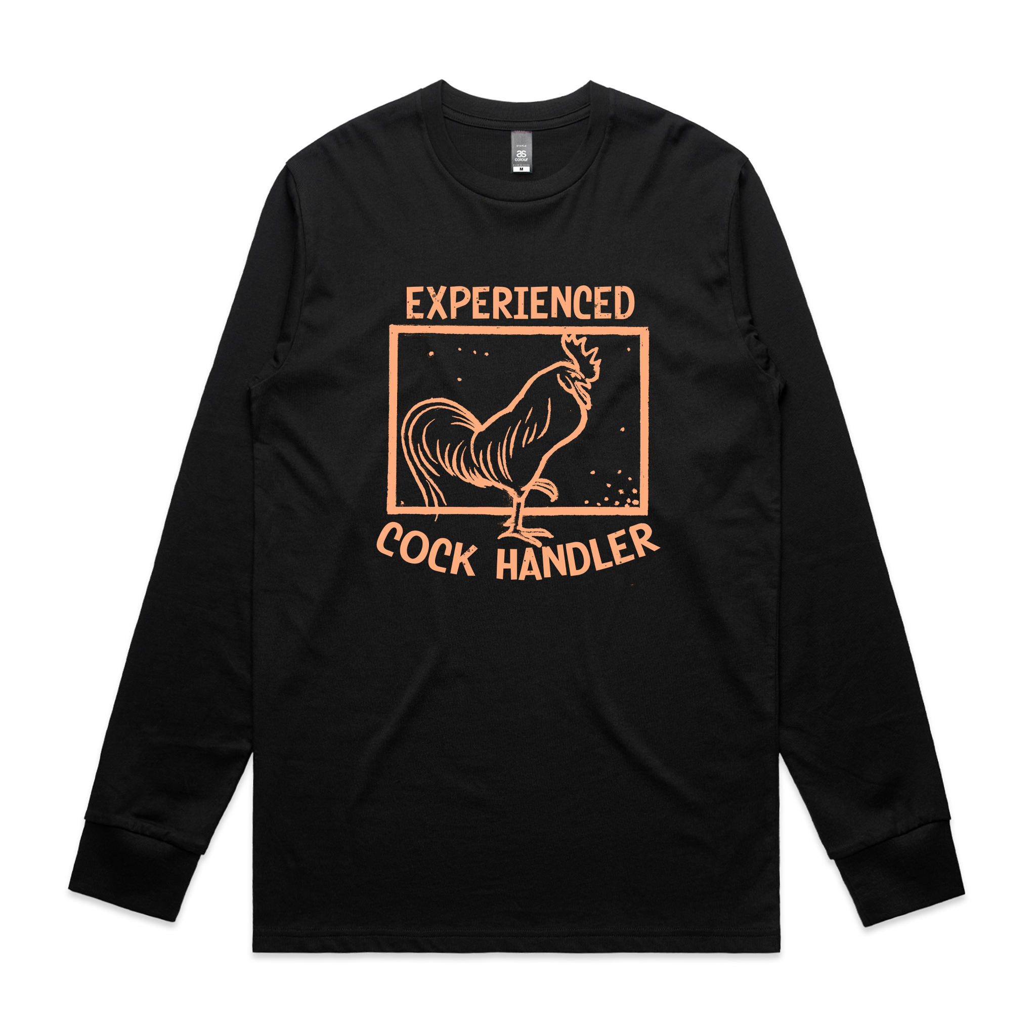 Experienced Cock Handler T-shirt by Lonely Kids Club. Printed Sustainably in Australia.