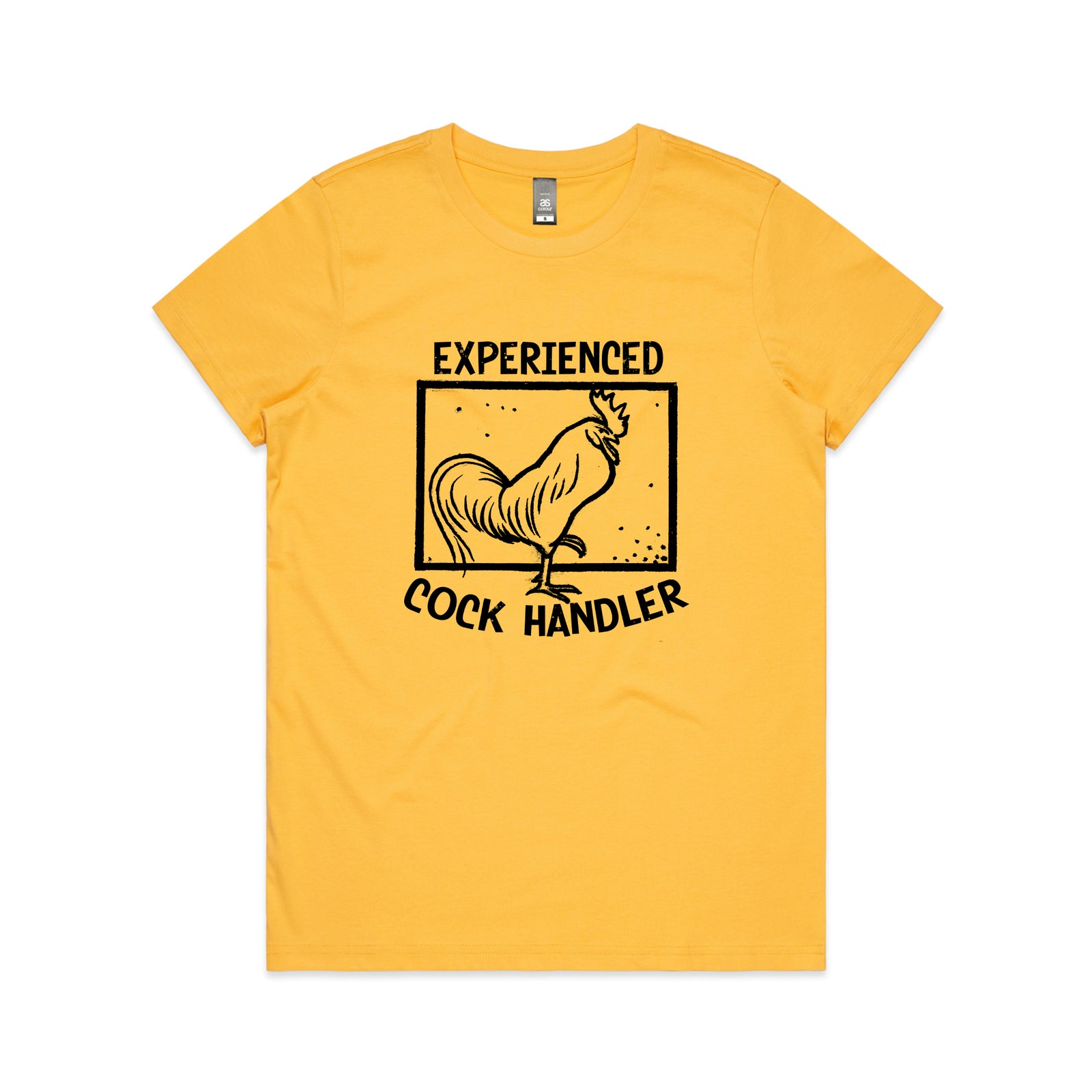 Experienced Cock Handler T-shirt by Lonely Kids Club. Printed Sustainably in Australia.