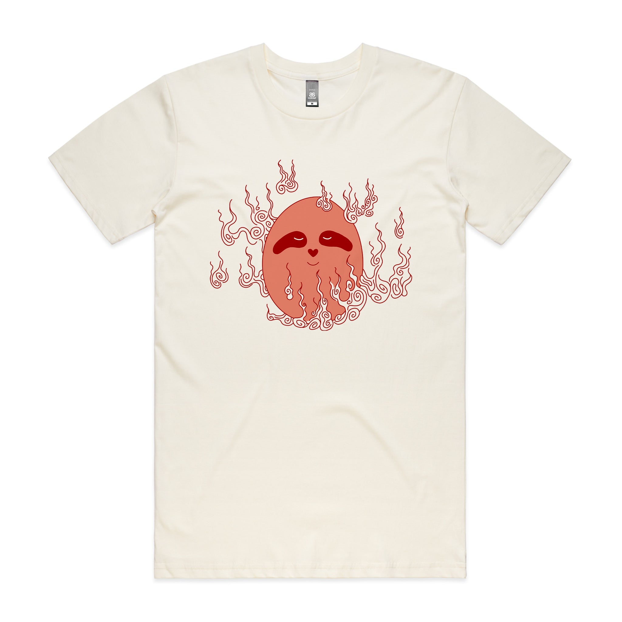 Fire Elemental Egg Sloth Tee
