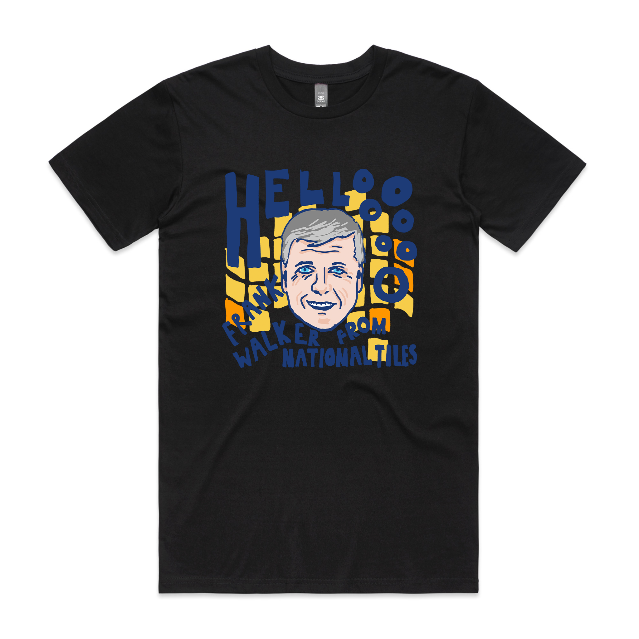 The original frank walker national tiles T shirt by Lonely Kids Club.