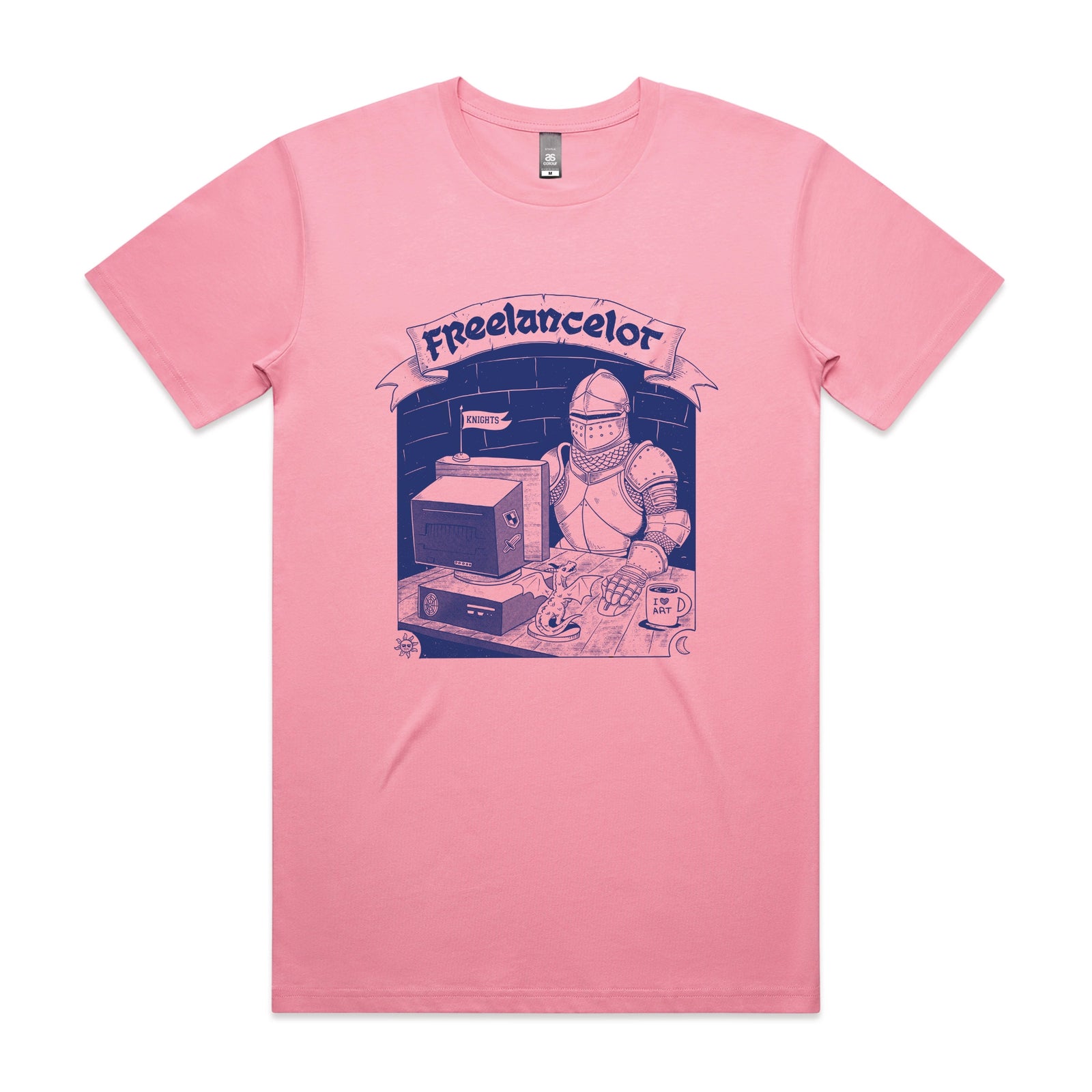 Bubblegum unisex t-shirt with Freelancelot graphic by Lonely Kids Club