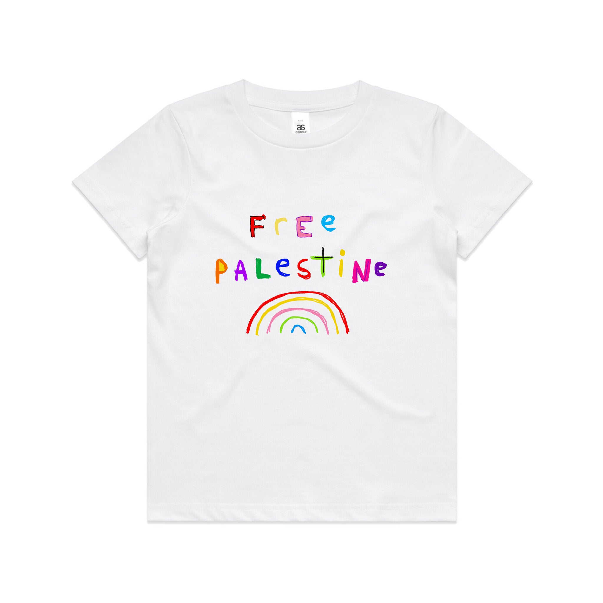 Free Palestine Charity Kids Tee