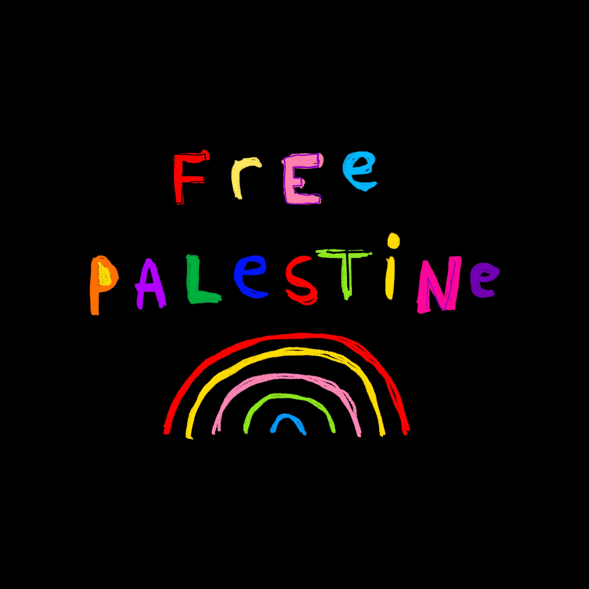 Free Palestine Charity Kids Tee