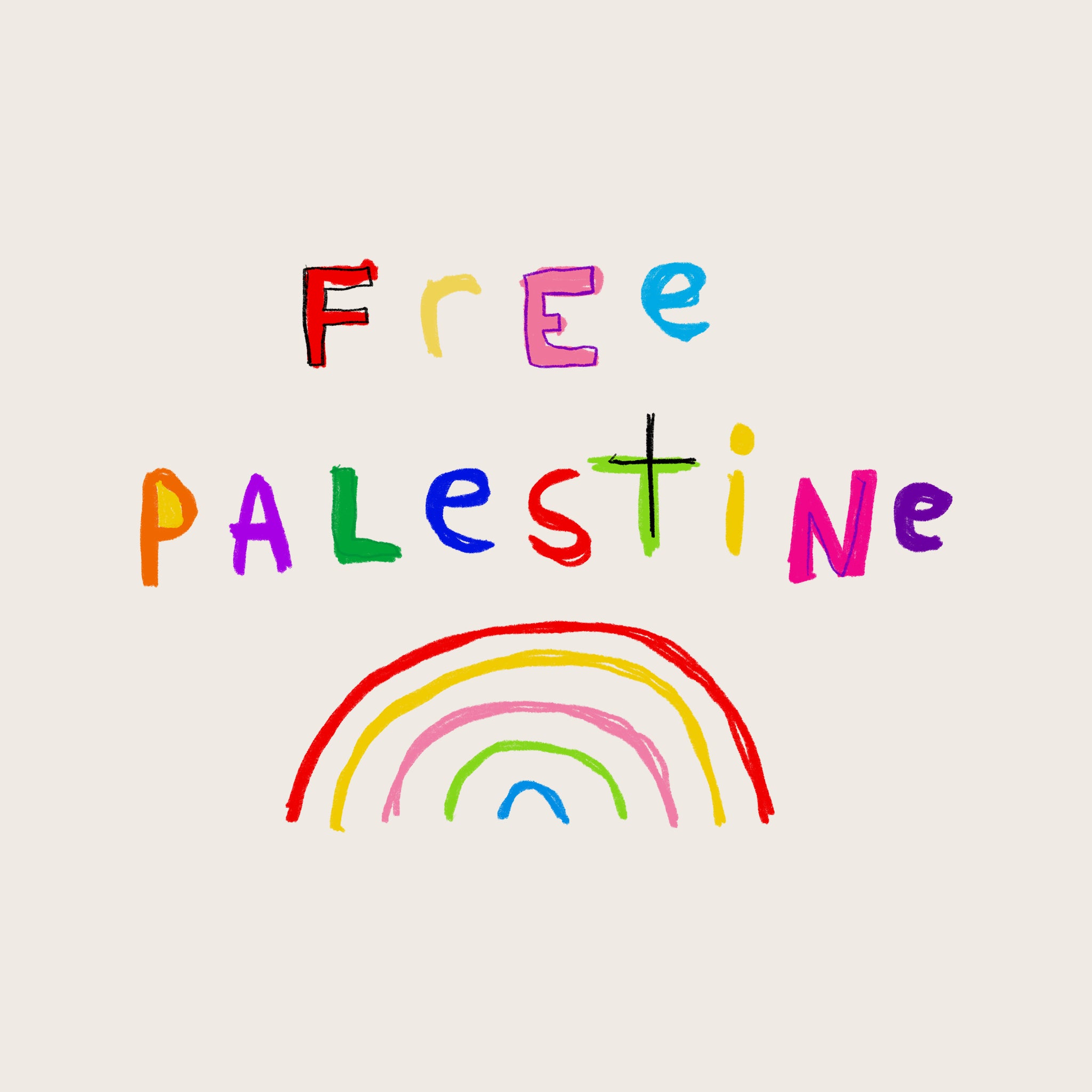 Free Palestine Charity Tote