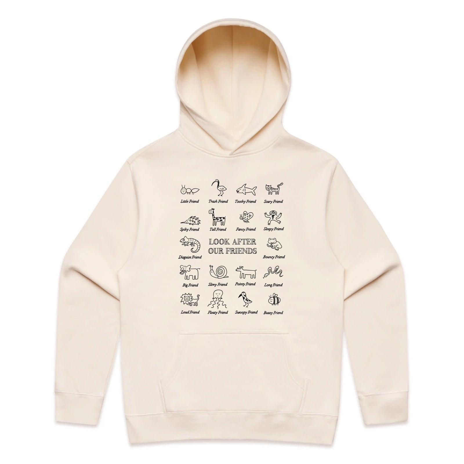 Look After Our Friends Hoodie