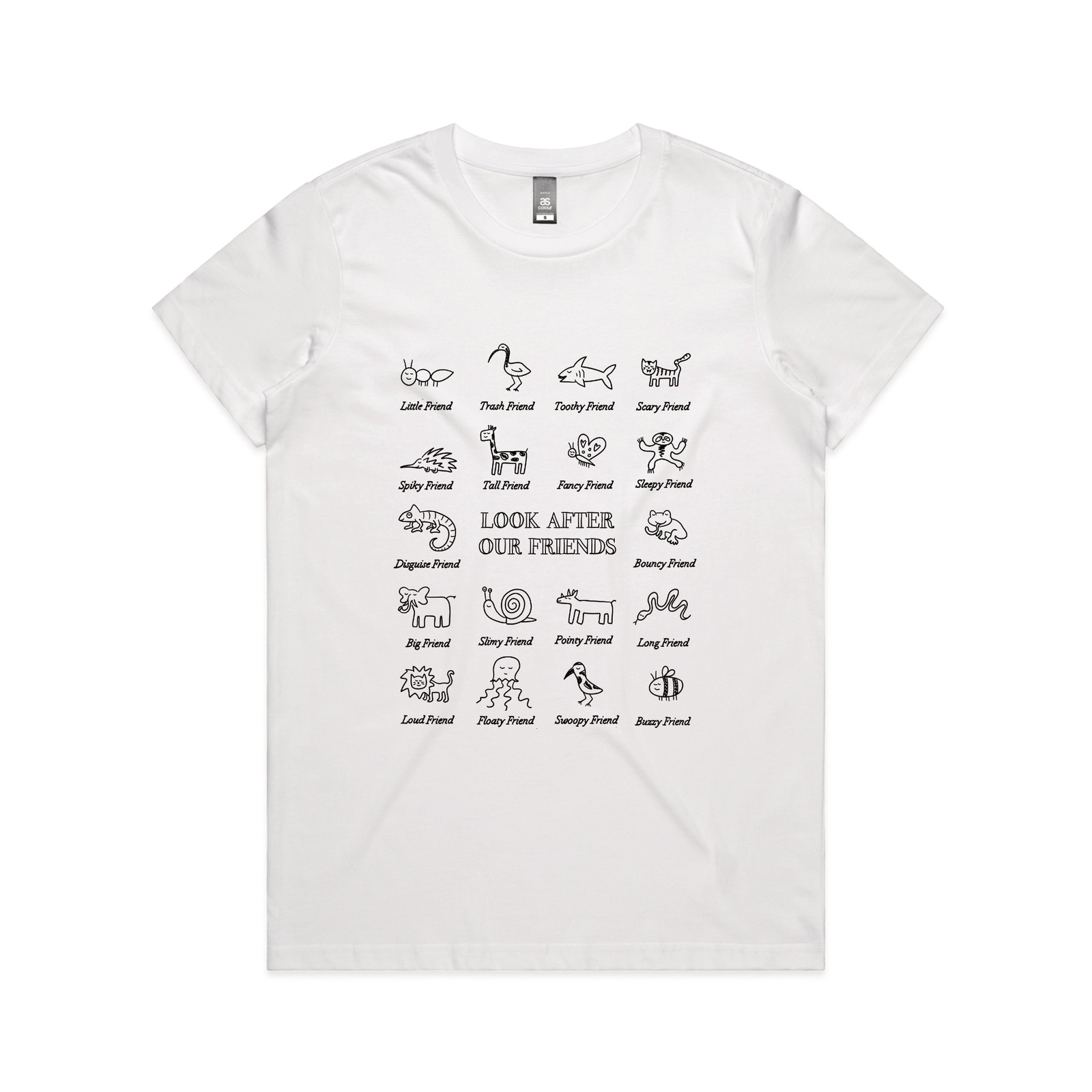Look After Our Friends Tee