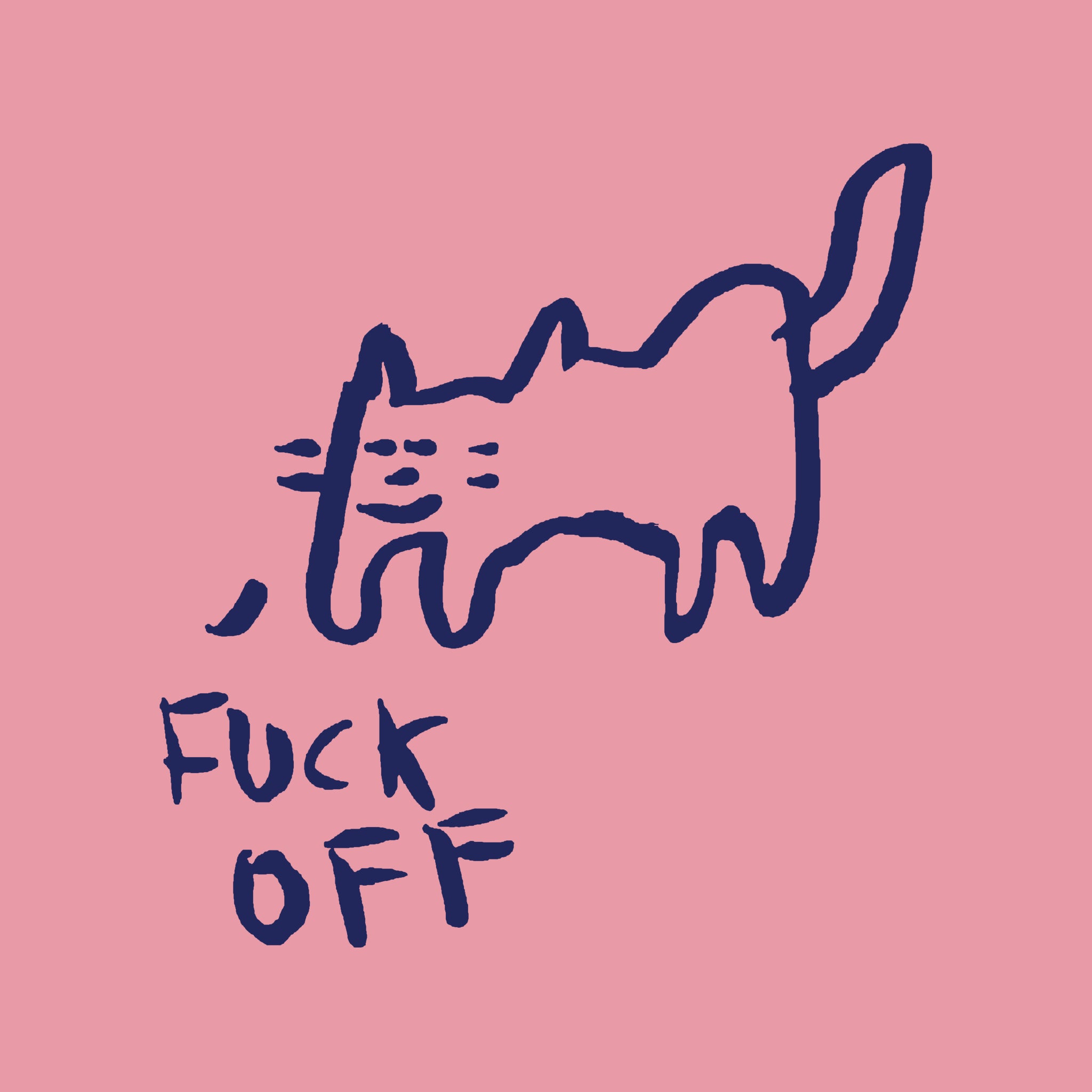 Fuck Off Cat Tee