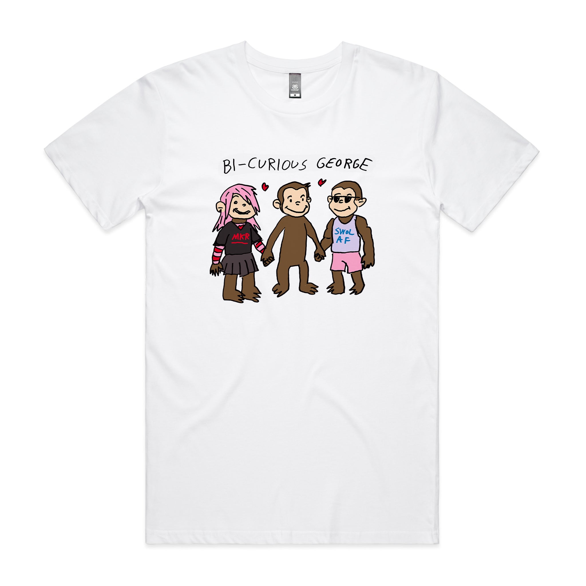 Bi-Curious George Tee