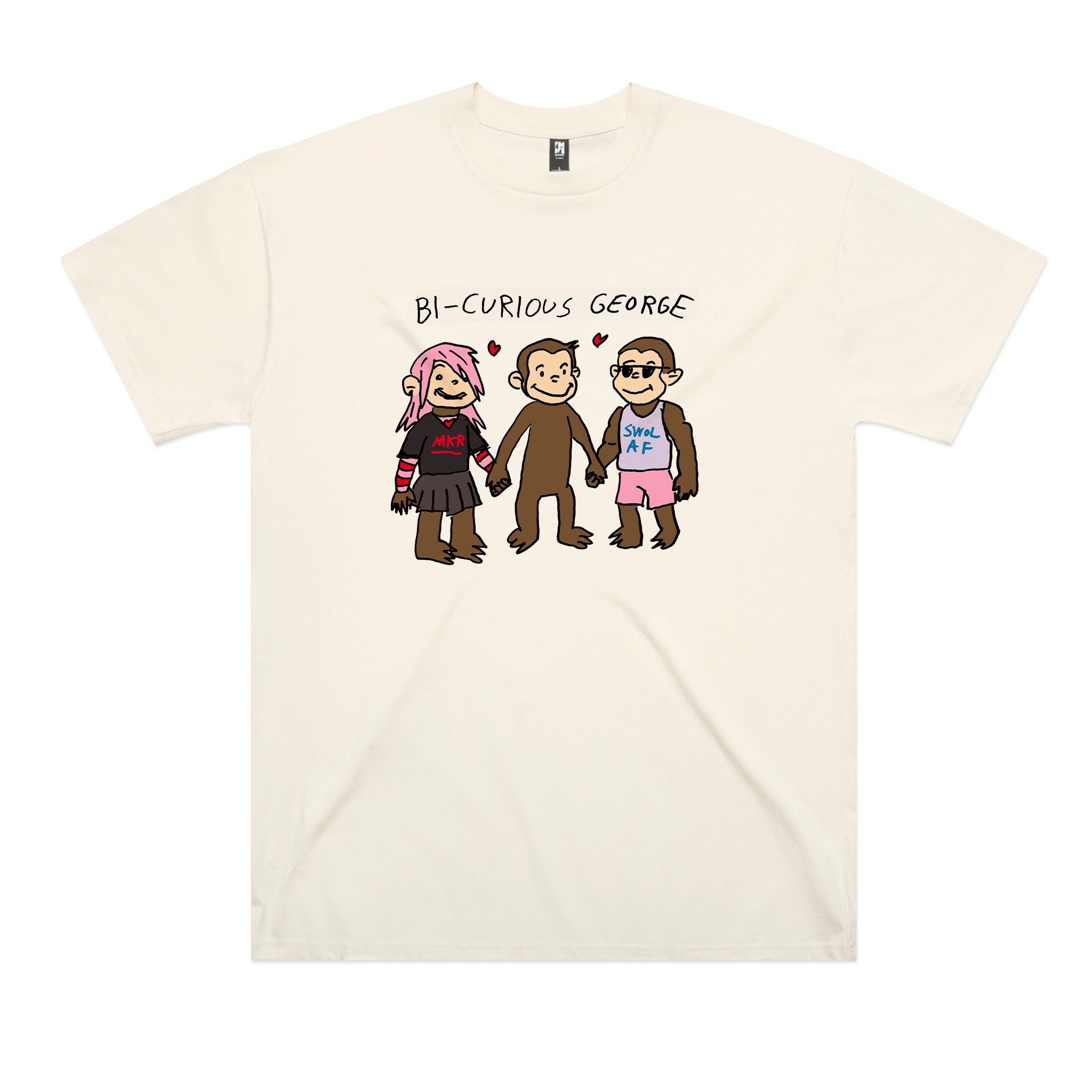 Bi-Curious George Tee